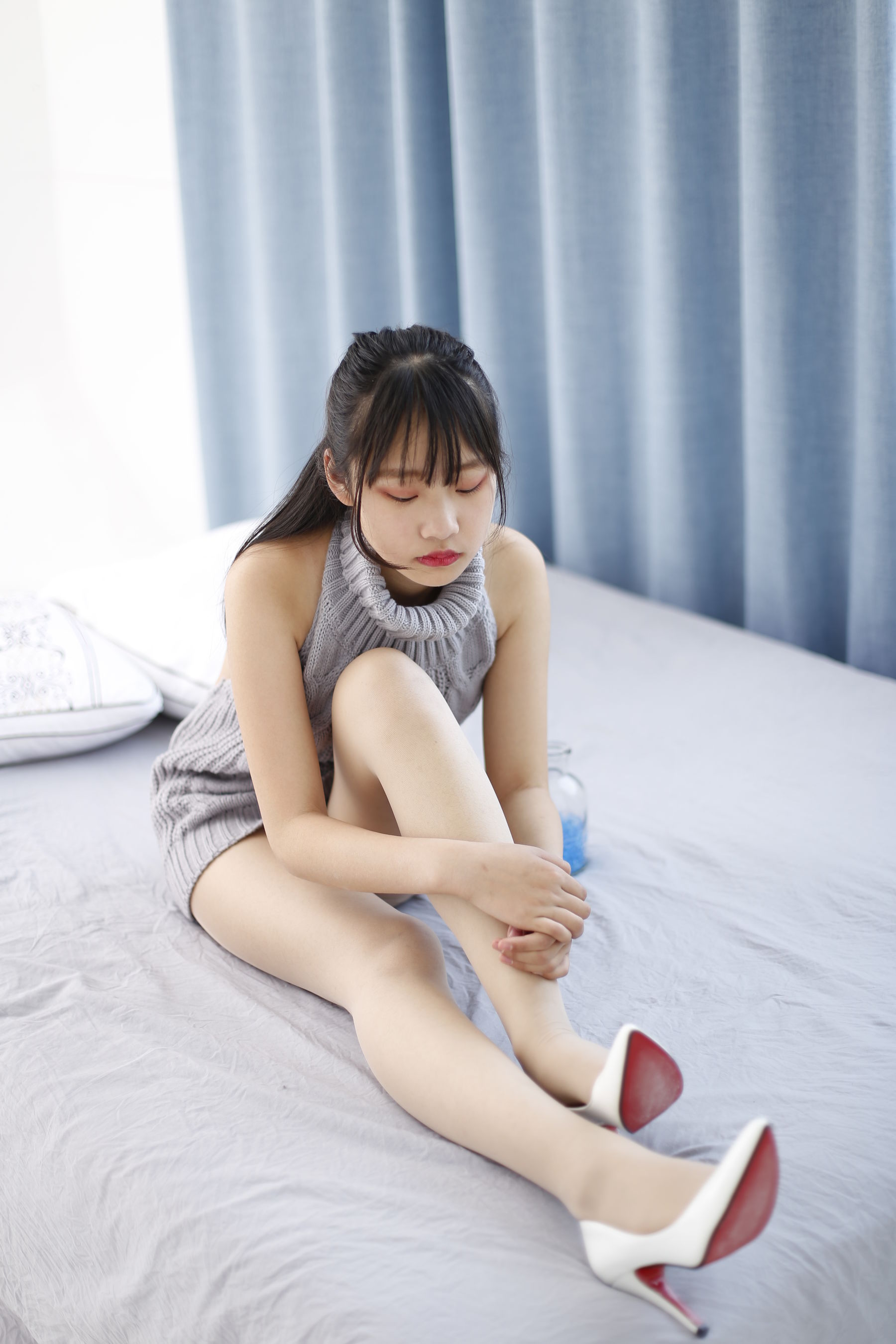 [奈丝] NO.098 蛋白粉 挂脖毛衣了解一下