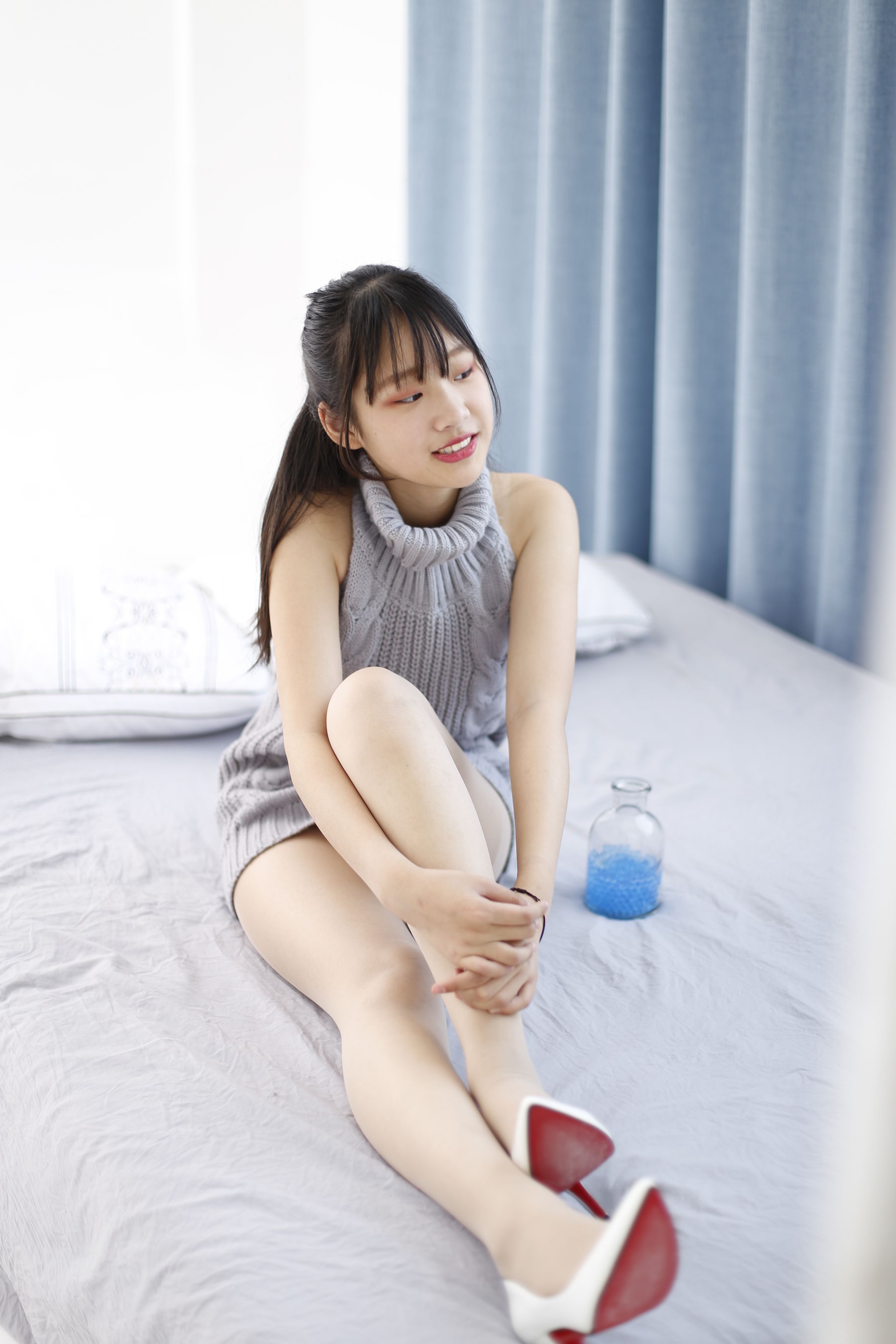 [奈丝] NO.098 蛋白粉 挂脖毛衣了解一下