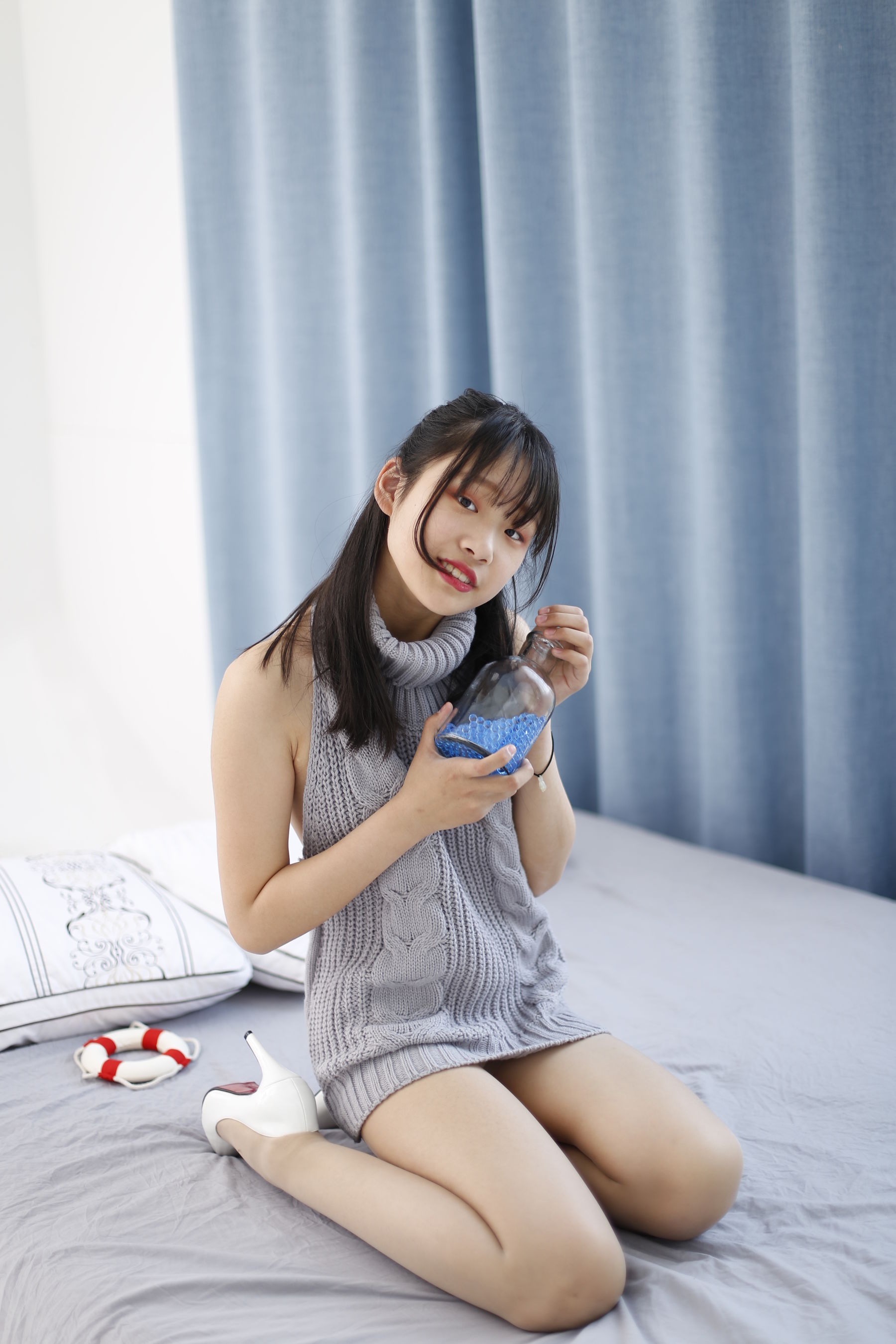 [奈丝] NO.098 蛋白粉 挂脖毛衣了解一下