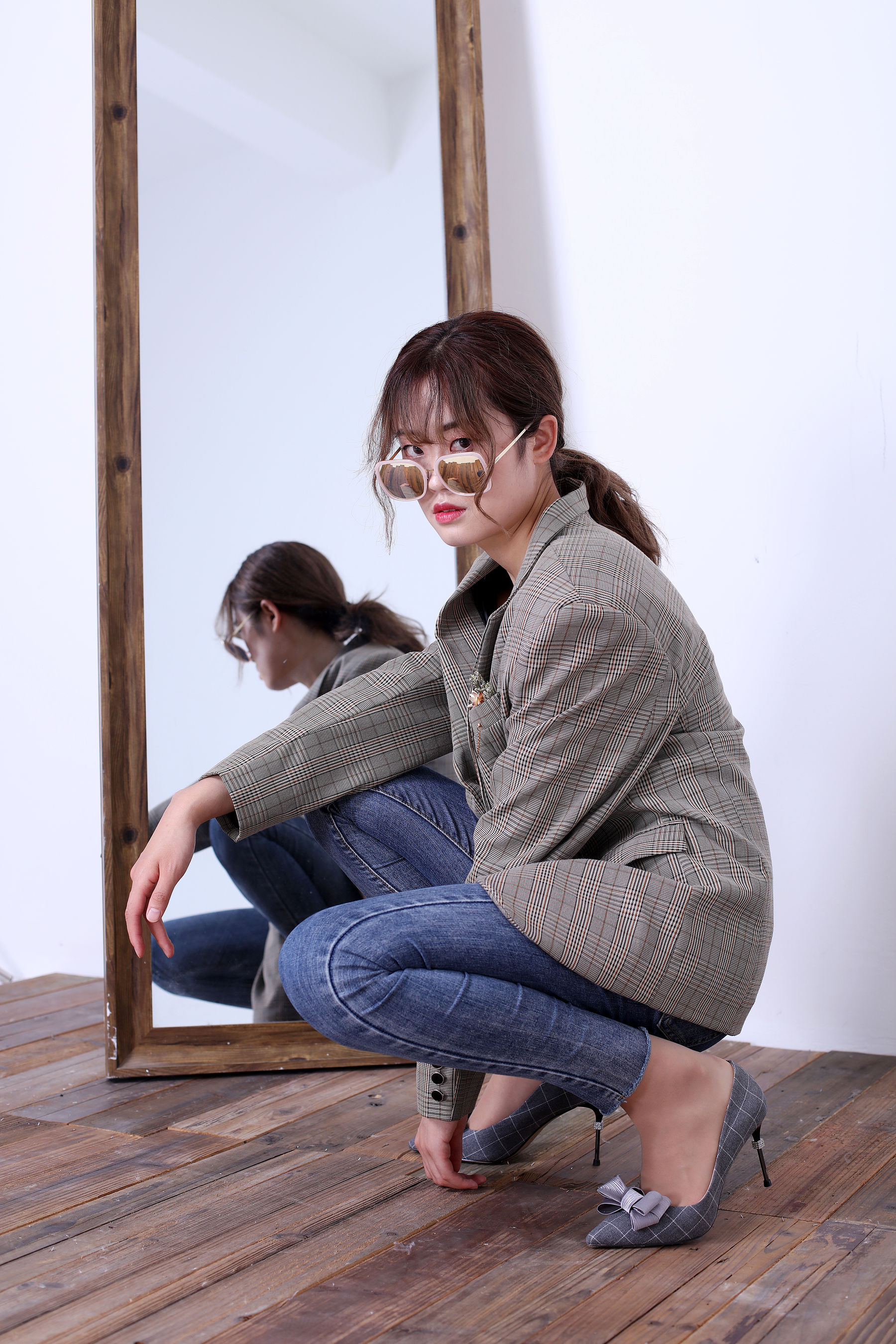 [奈丝] NO.113 可乐 牛仔裤里丝