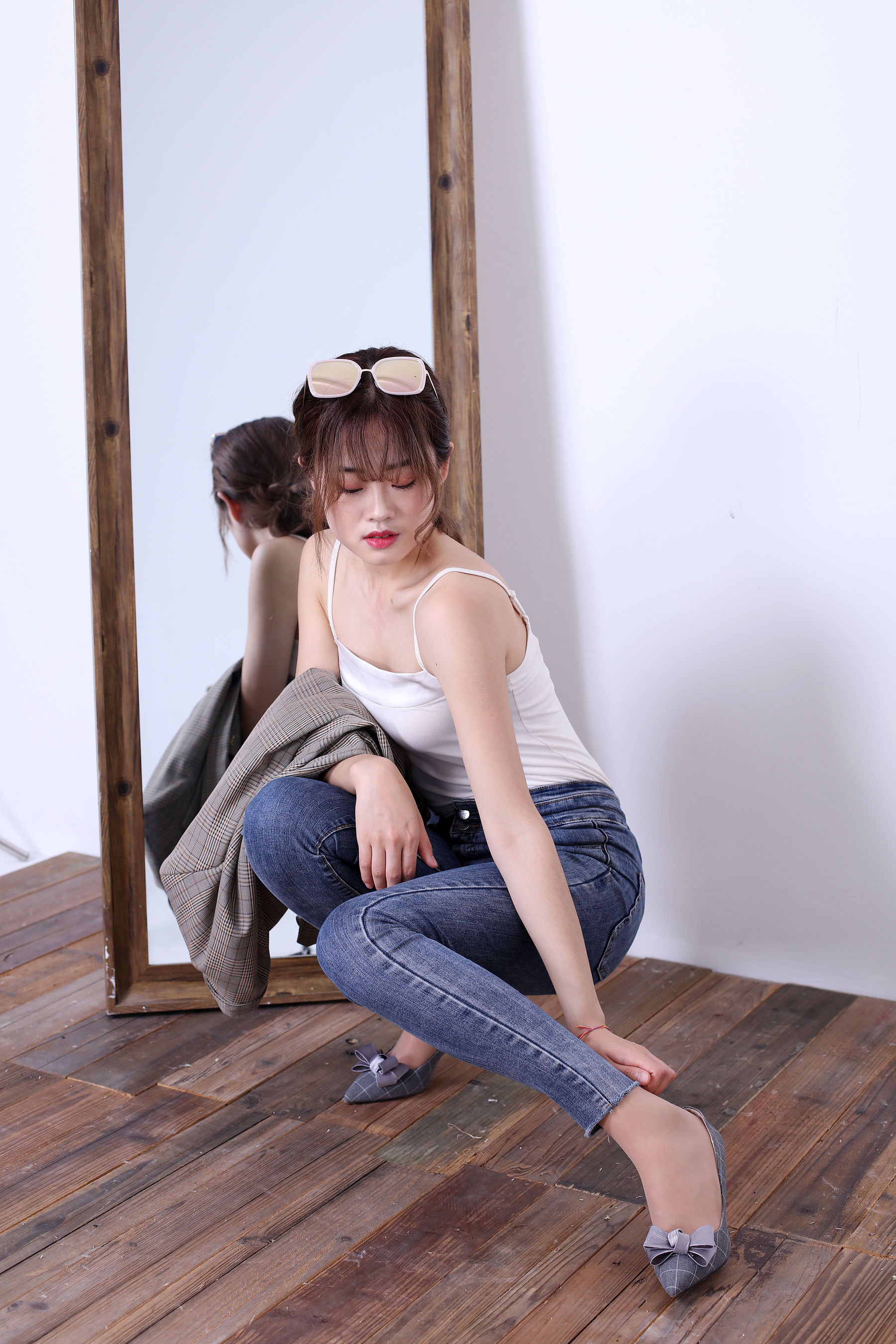[奈丝] NO.113 可乐 牛仔裤里丝