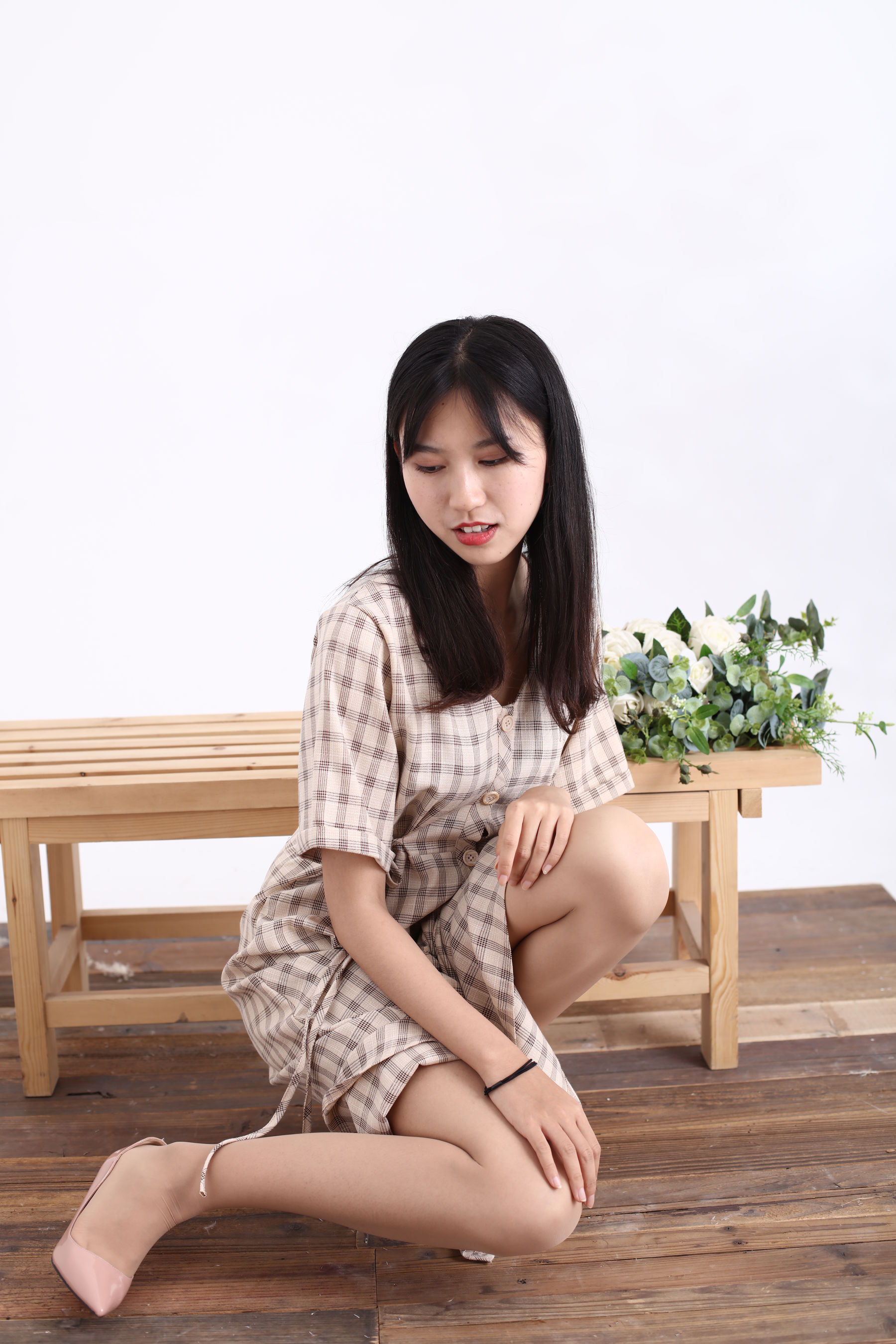 [奈丝] NO.128 小橙子 80年代的复古衬衫裙