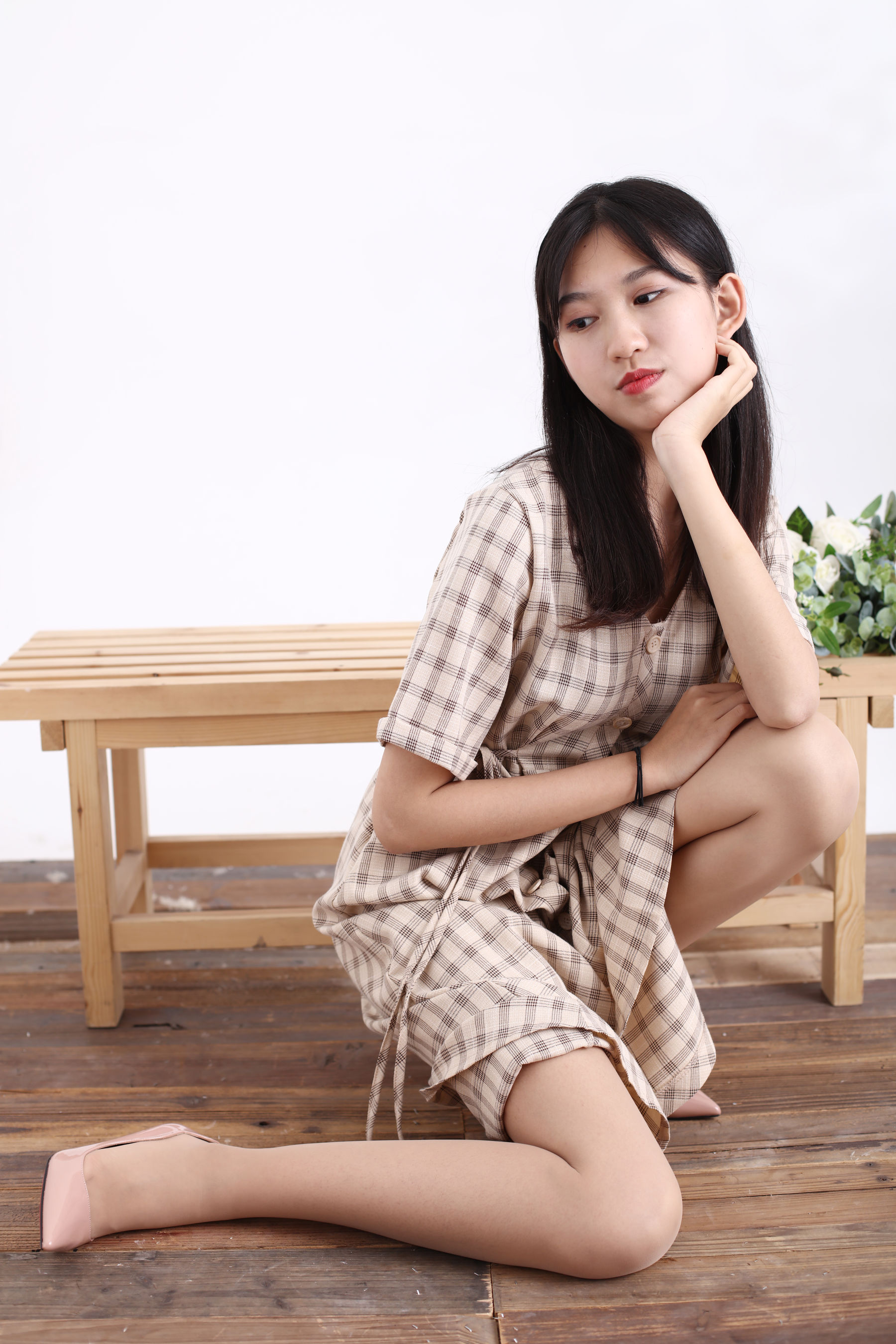 [奈丝] NO.128 小橙子 80年代的复古衬衫裙