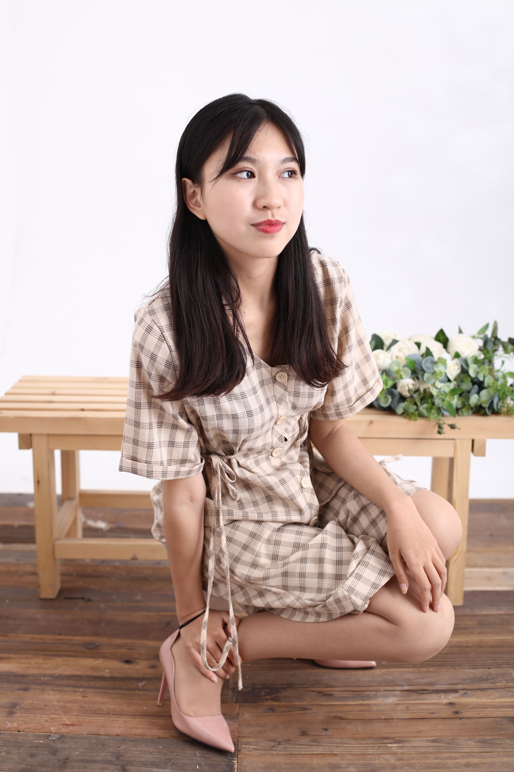 [奈丝] NO.128 小橙子 80年代的复古衬衫裙
