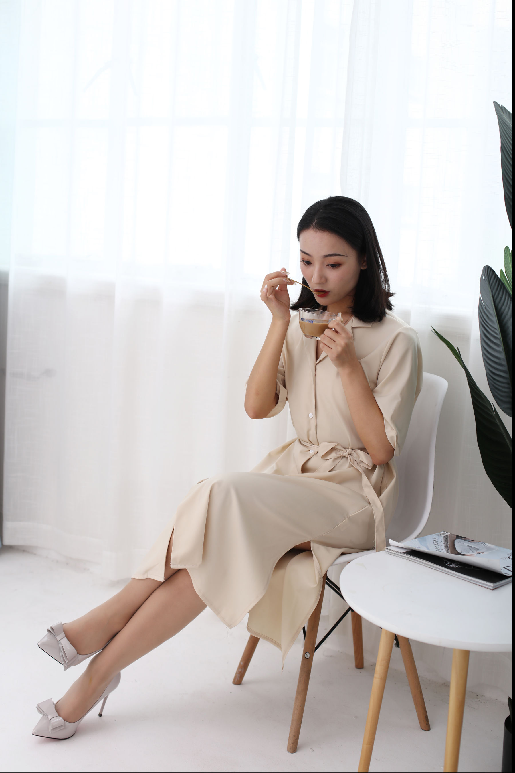 [奈丝] NO.136 秀秀 温柔奶茶色系
