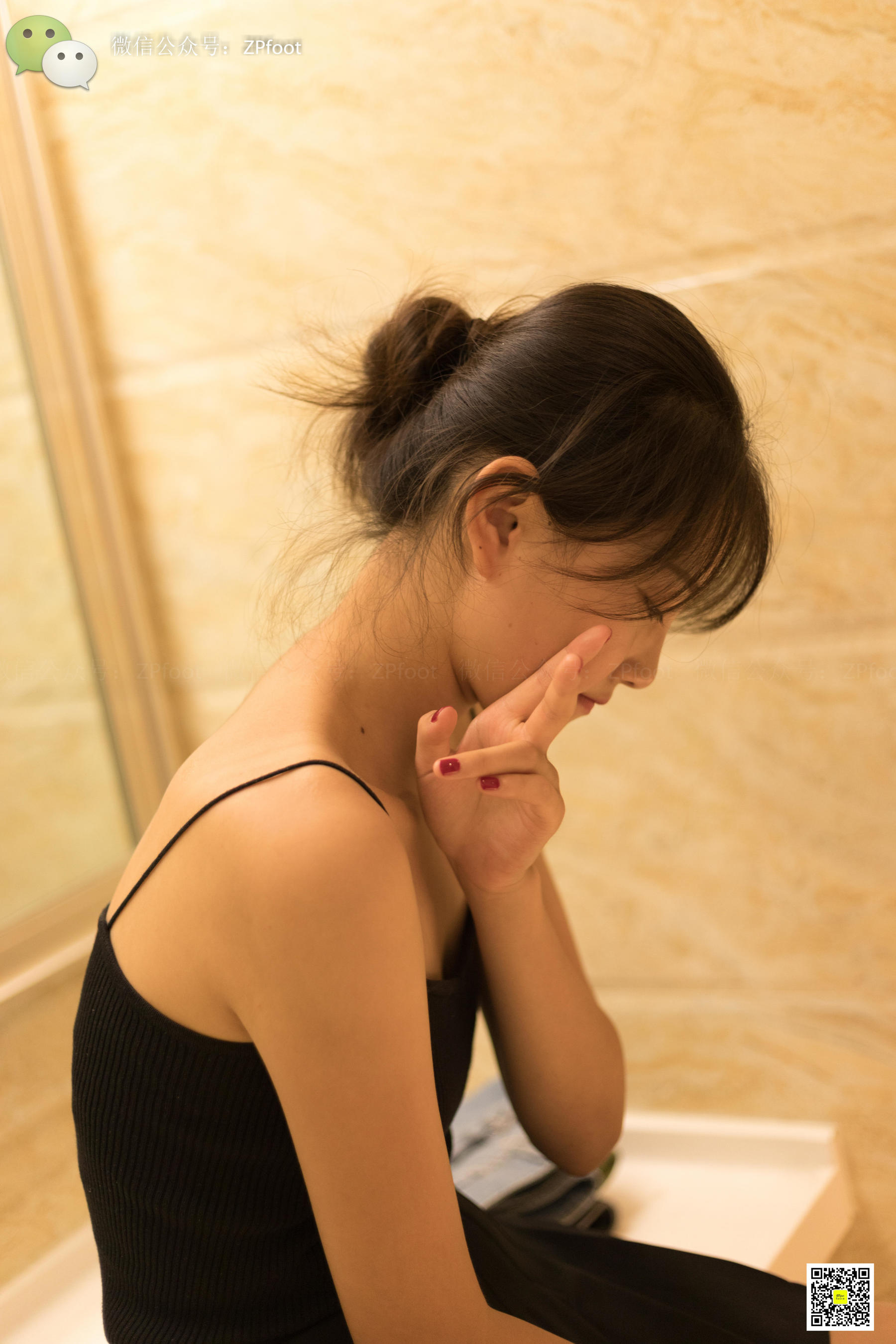 [山茶摄影LSS] NO.022  卫生间丝袜