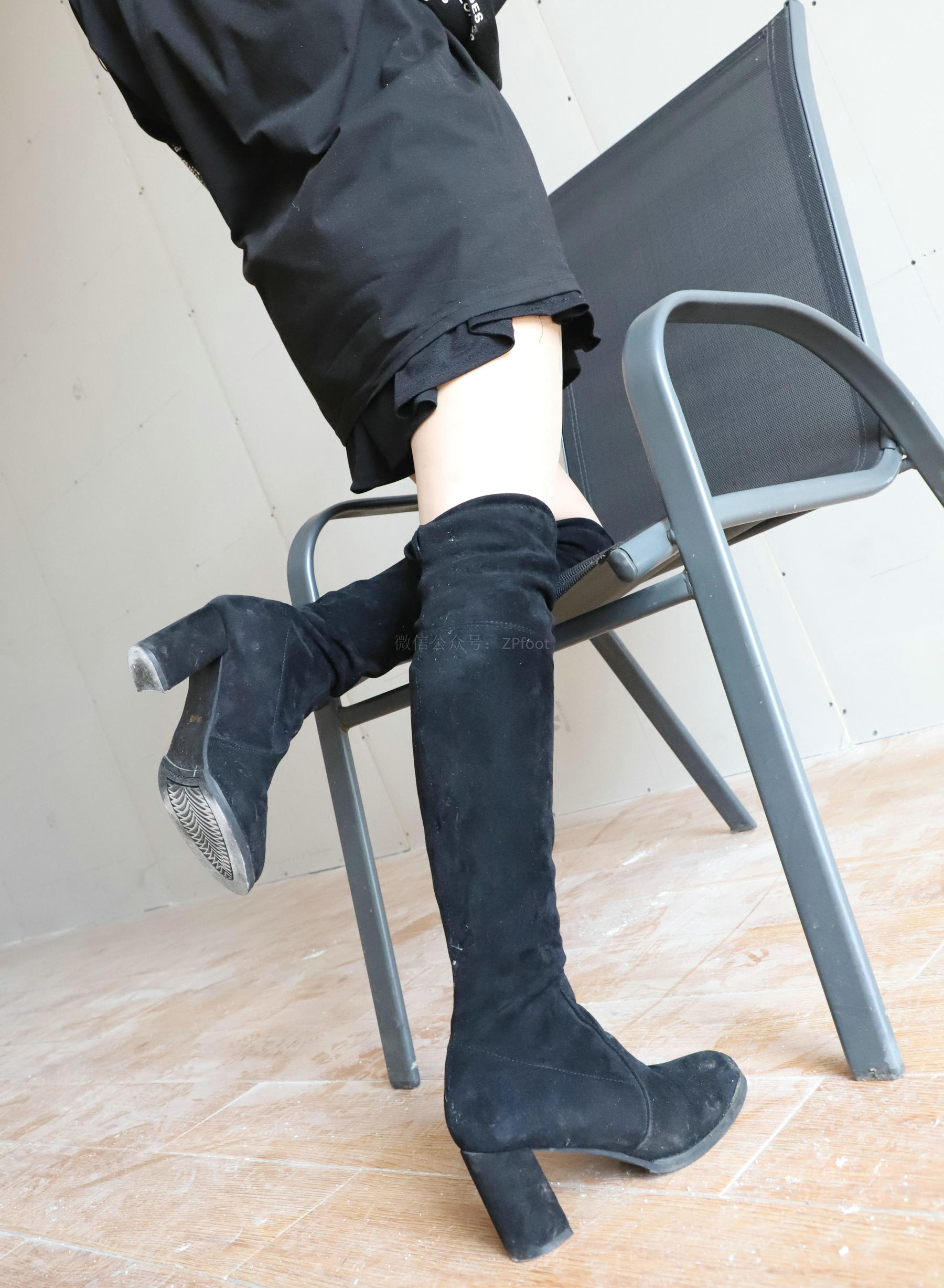[山茶摄影LSS] NO.075  肉丝长靴