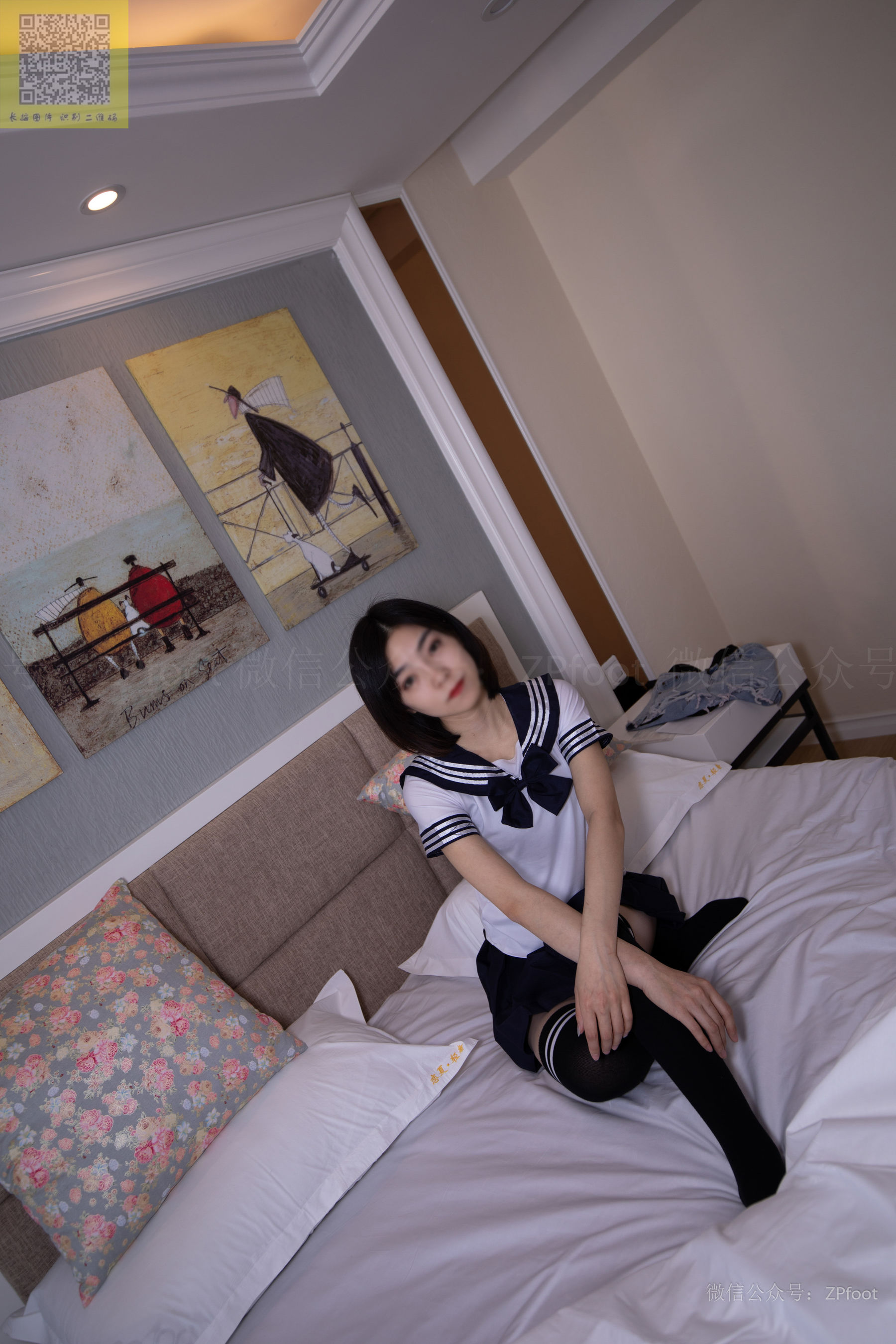 [山茶摄影LSS] NO.118  学妹制服棉袜rosi