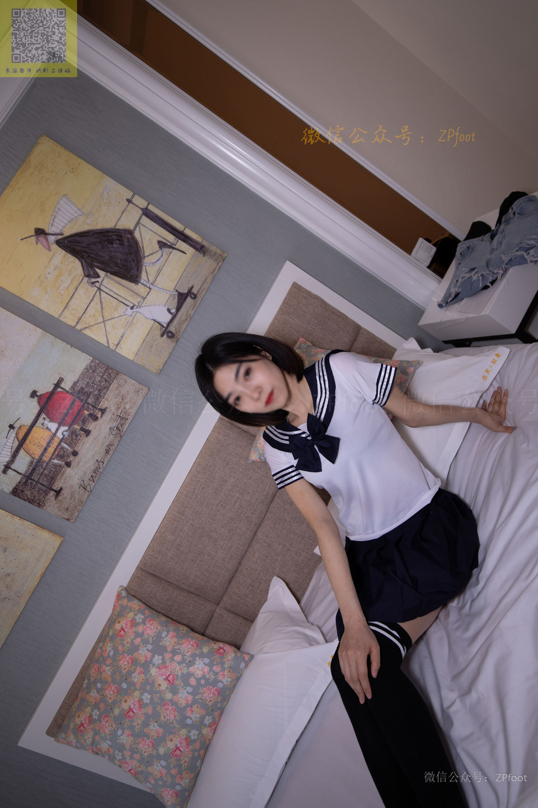 [山茶摄影LSS] NO.118  学妹制服棉袜rosi