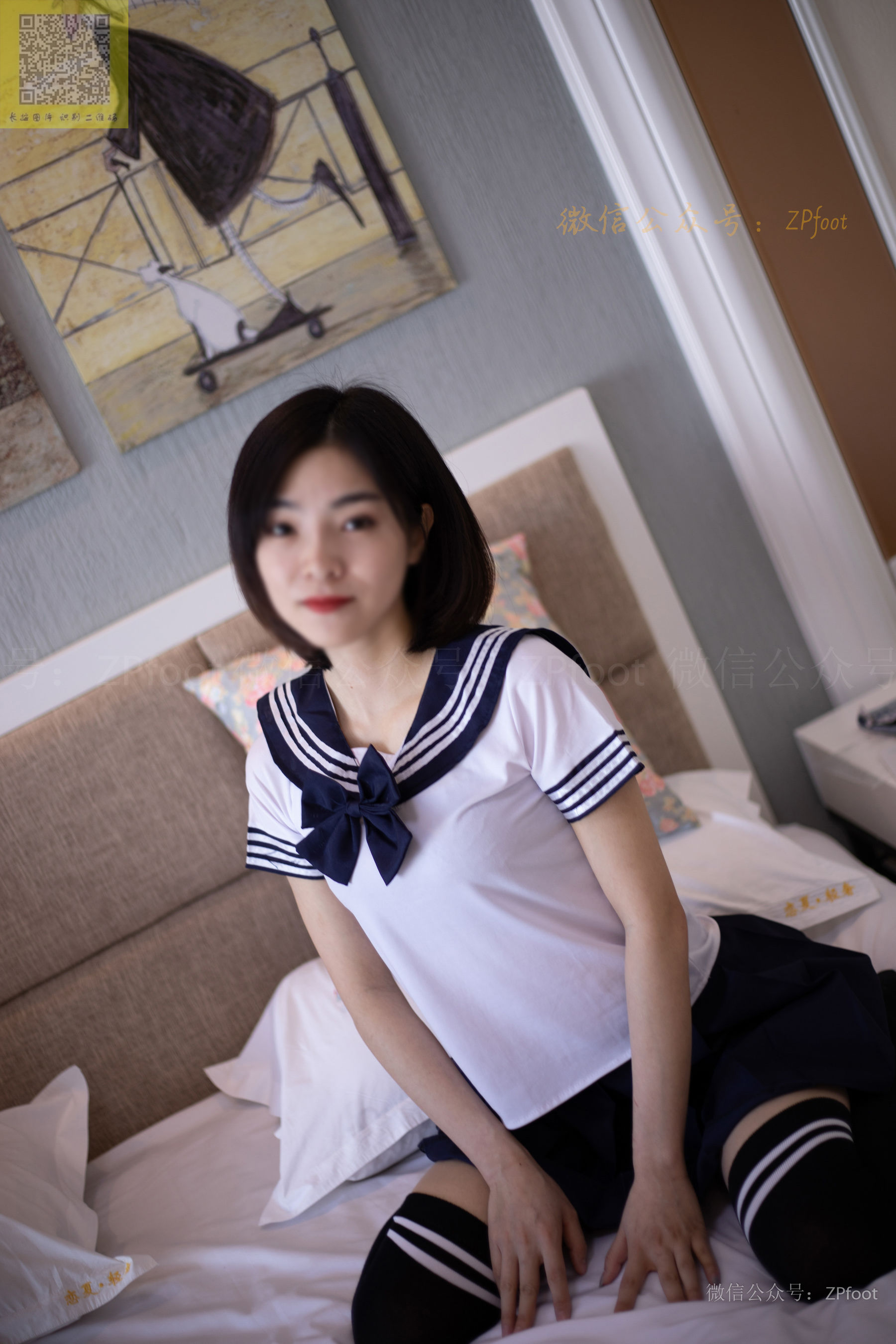 [山茶摄影LSS] NO.118  学妹制服棉袜rosi