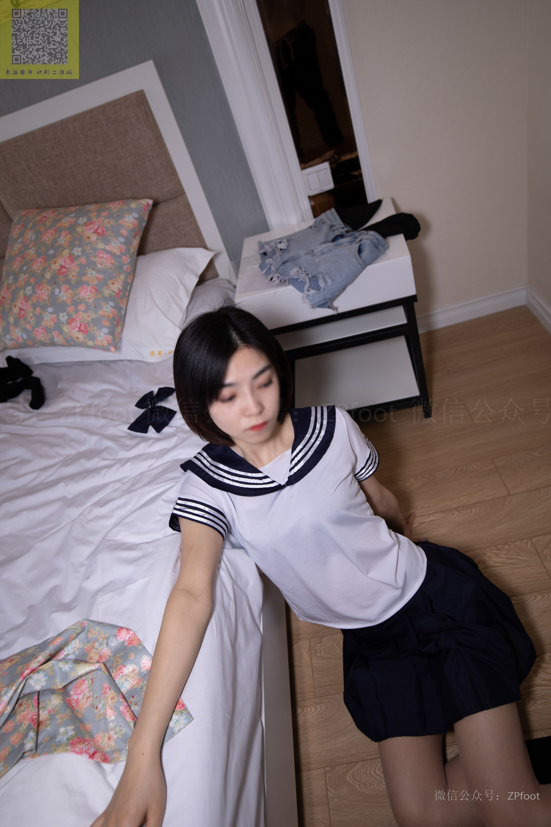 [山茶摄影LSS] NO.118  学妹制服棉袜rosi