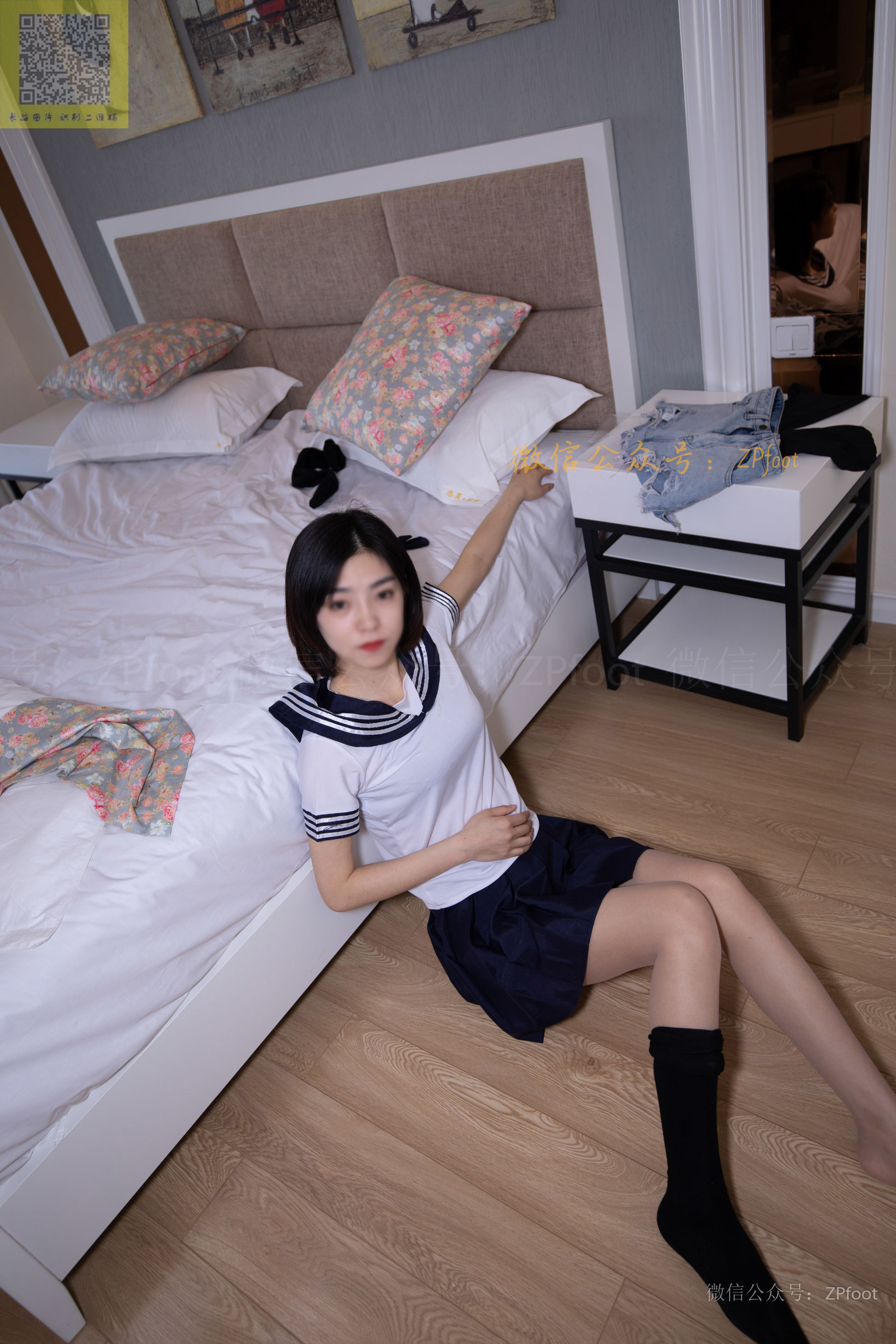 [山茶摄影LSS] NO.118  学妹制服棉袜rosi