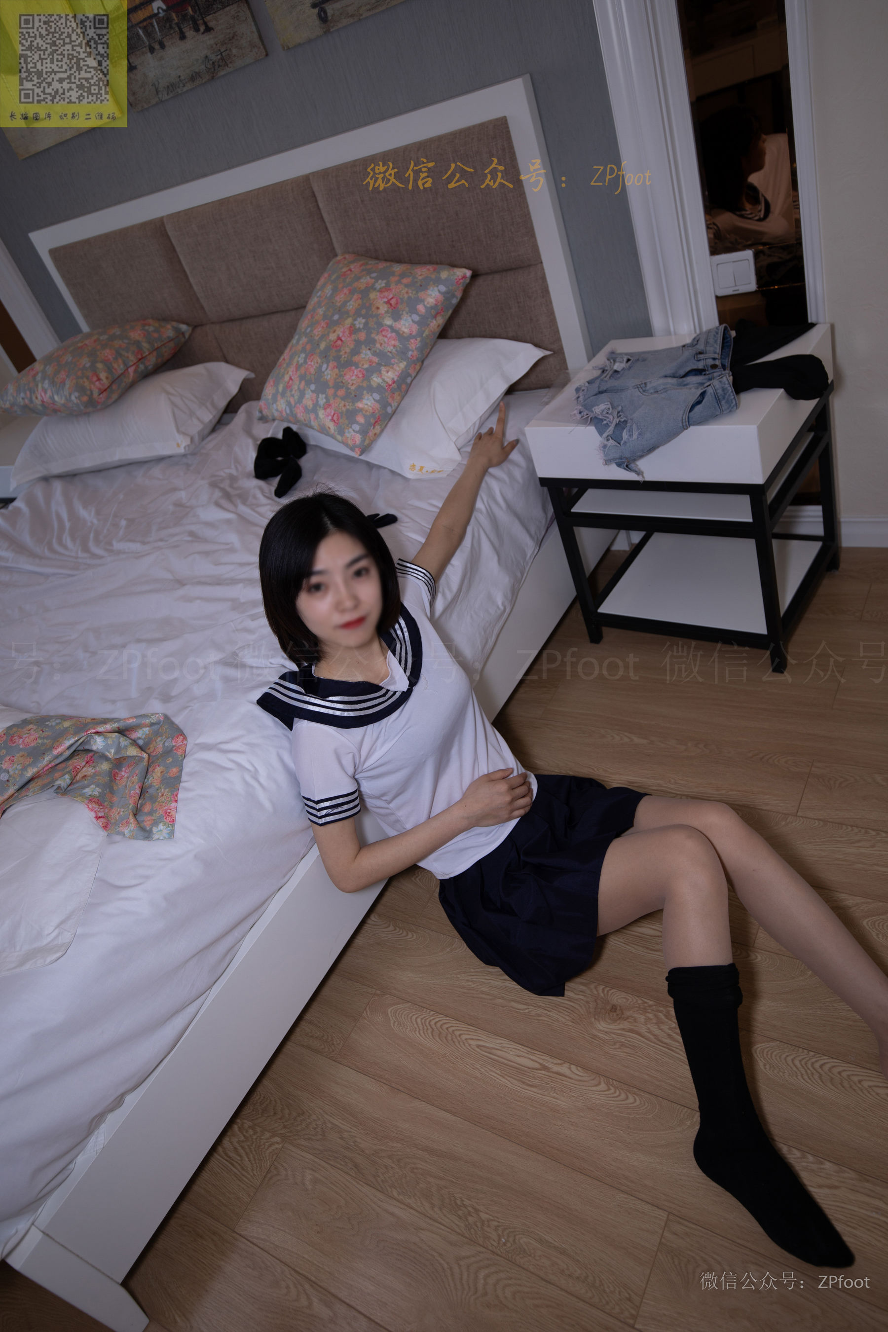 [山茶摄影LSS] NO.118  学妹制服棉袜rosi