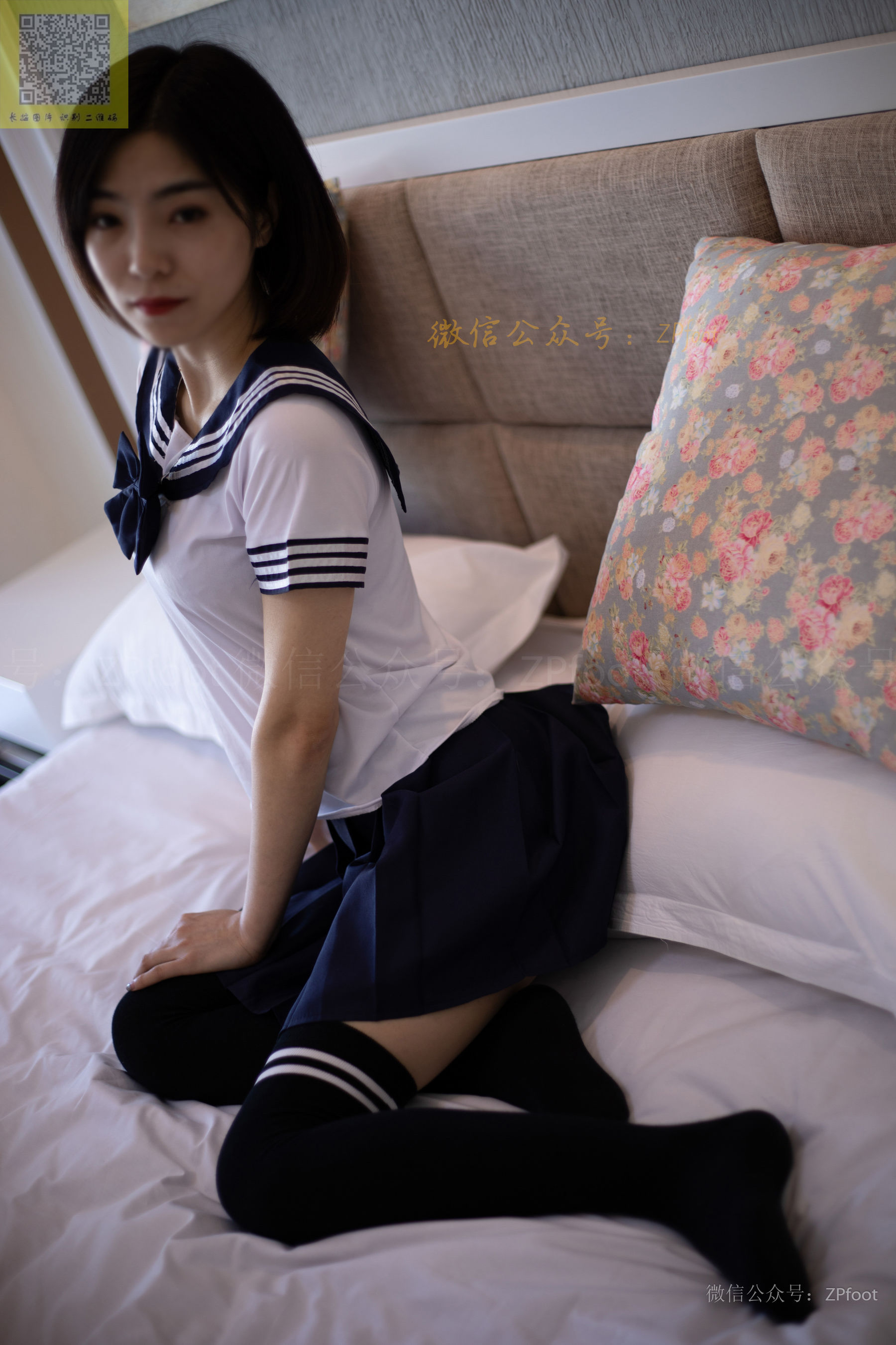 [山茶摄影LSS] NO.118  学妹制服棉袜rosi