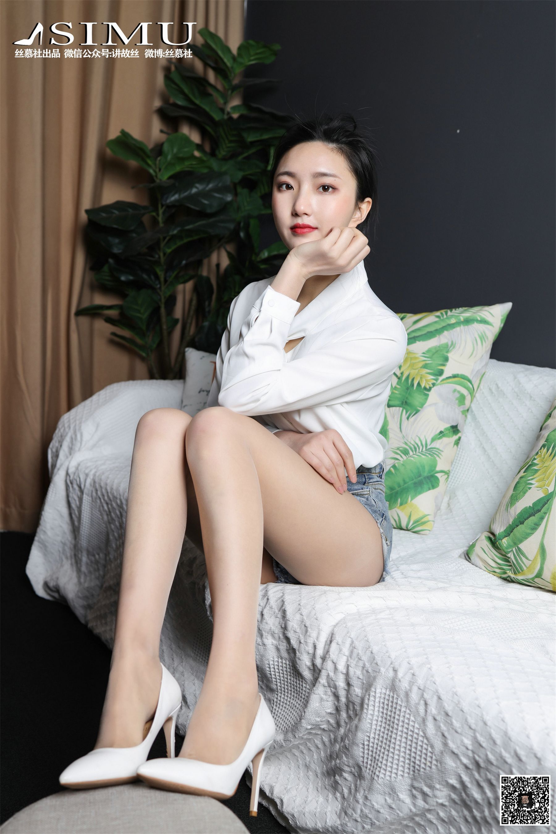 [丝慕] SM196 天天一元 佳佳   肉丝小热裤