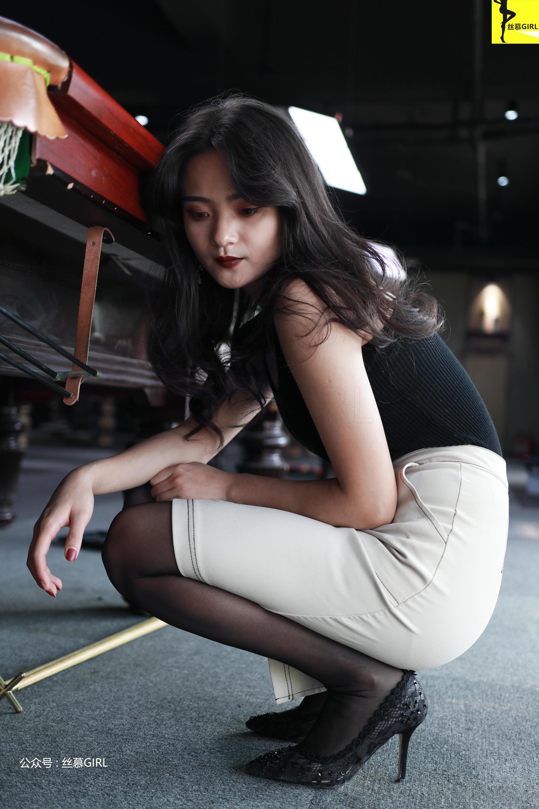 [丝慕] 第023期 Miya 《台球与黑丝》