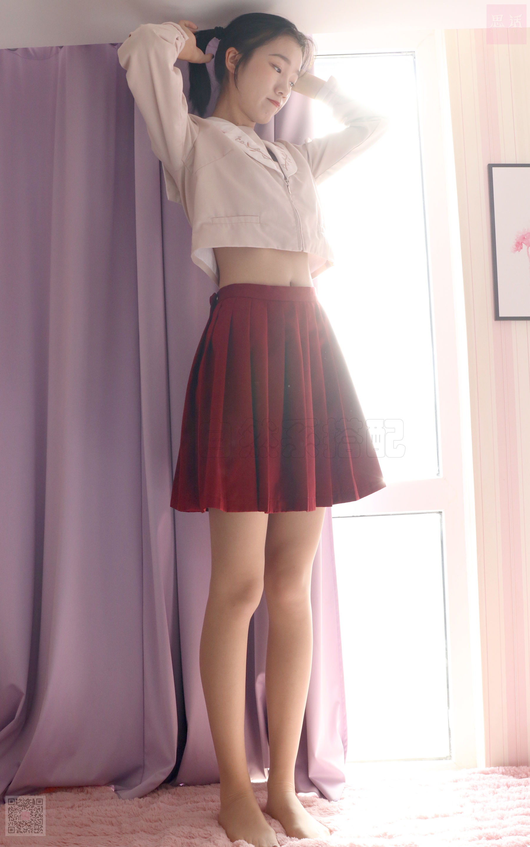 [思话SiHua] SH038 瑶瑶 薄丝袜的JK少女