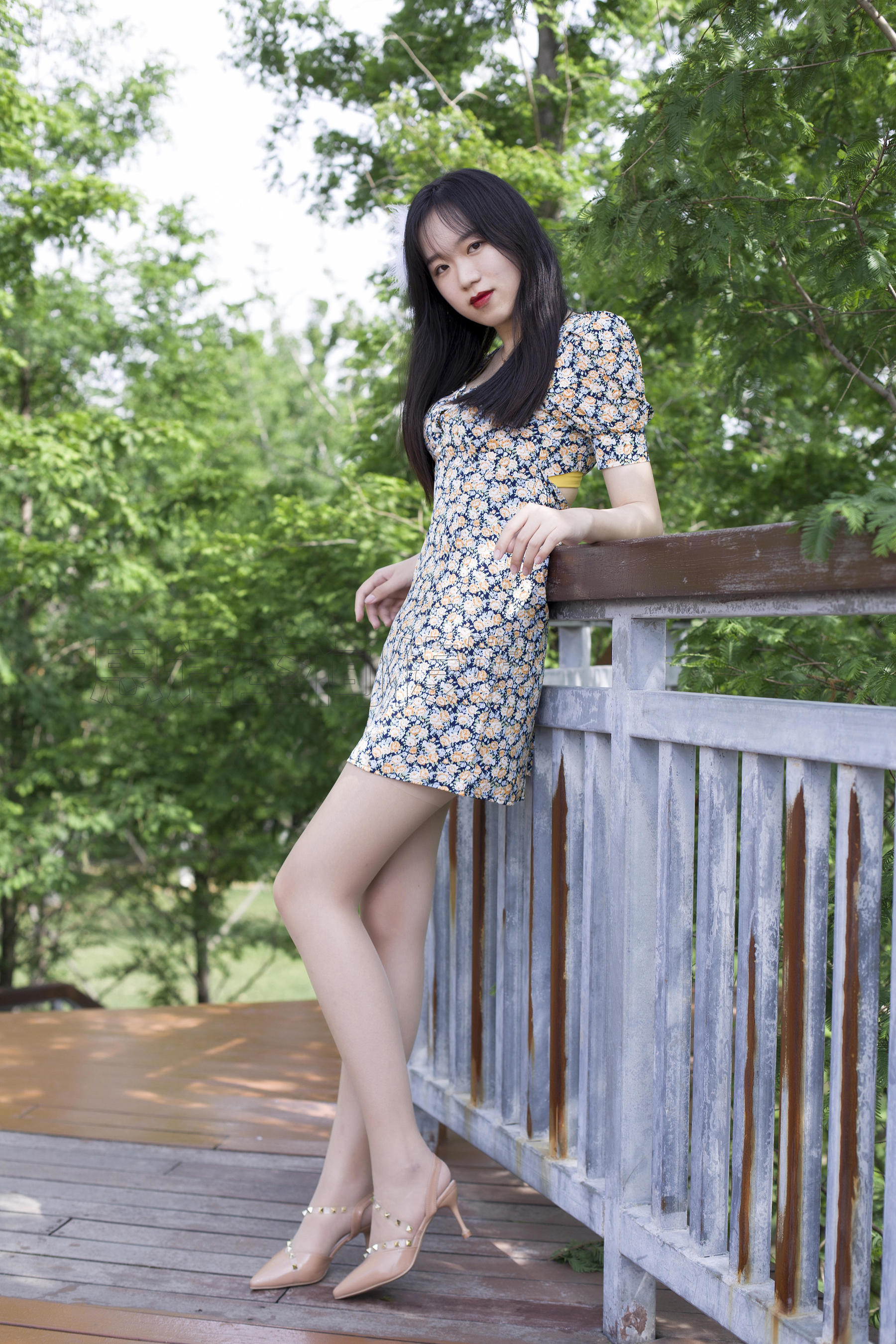 [思话SiHua] SH121 子琦 绿林碎花