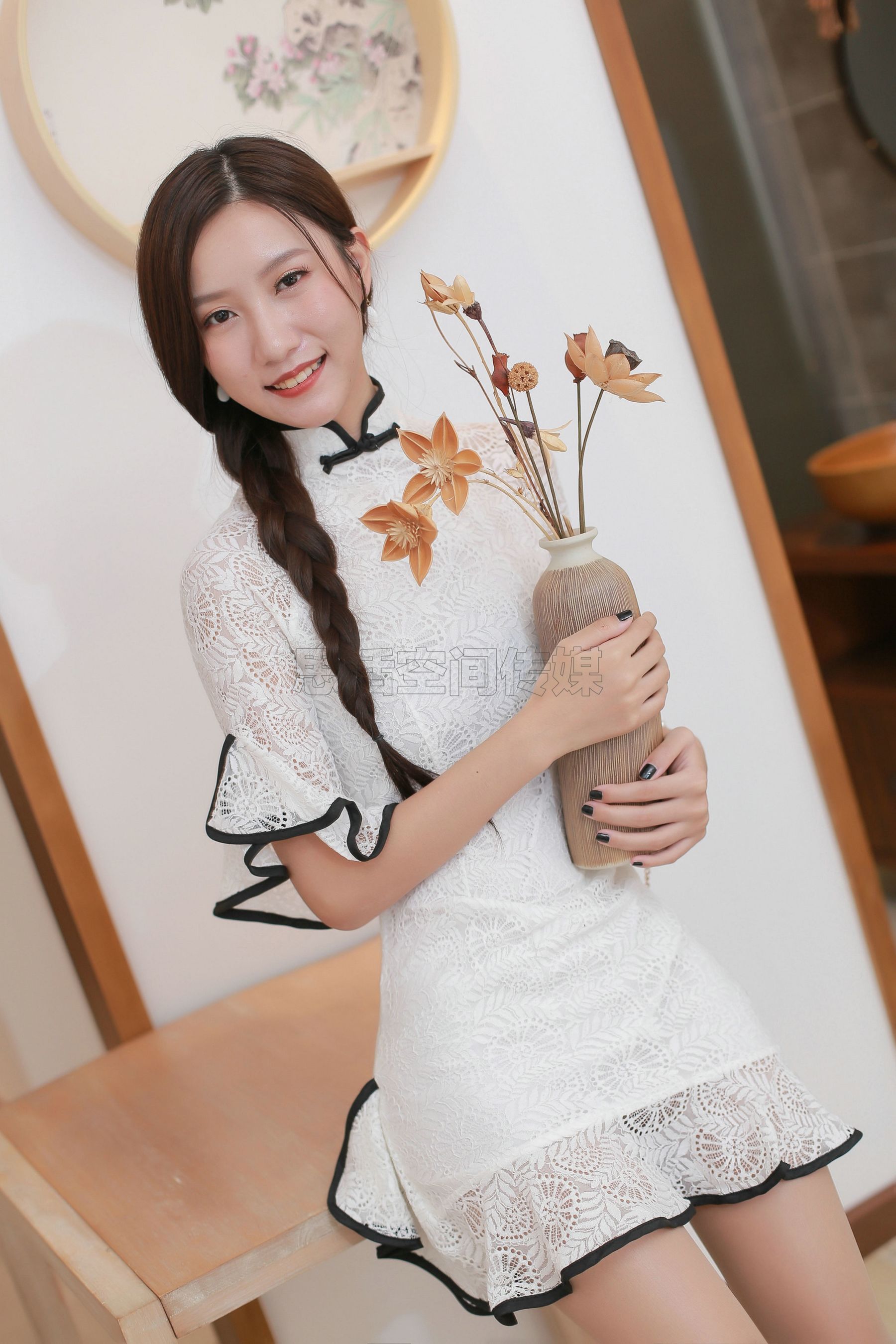 [思话SiHua] SH163 曦然 房间里的旗袍少女