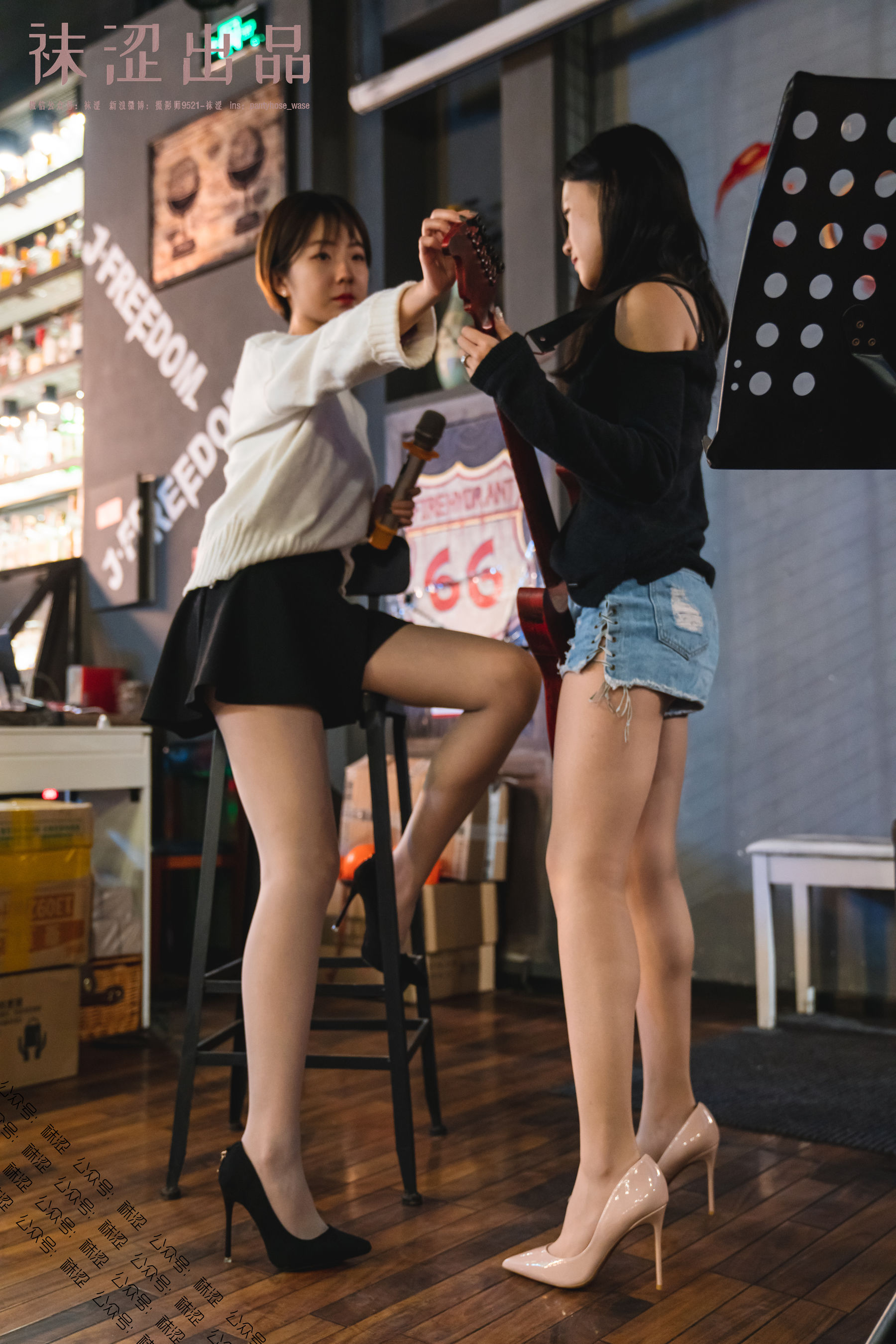 [袜涩] VOL.050 暖暖与ivy 热辣大片