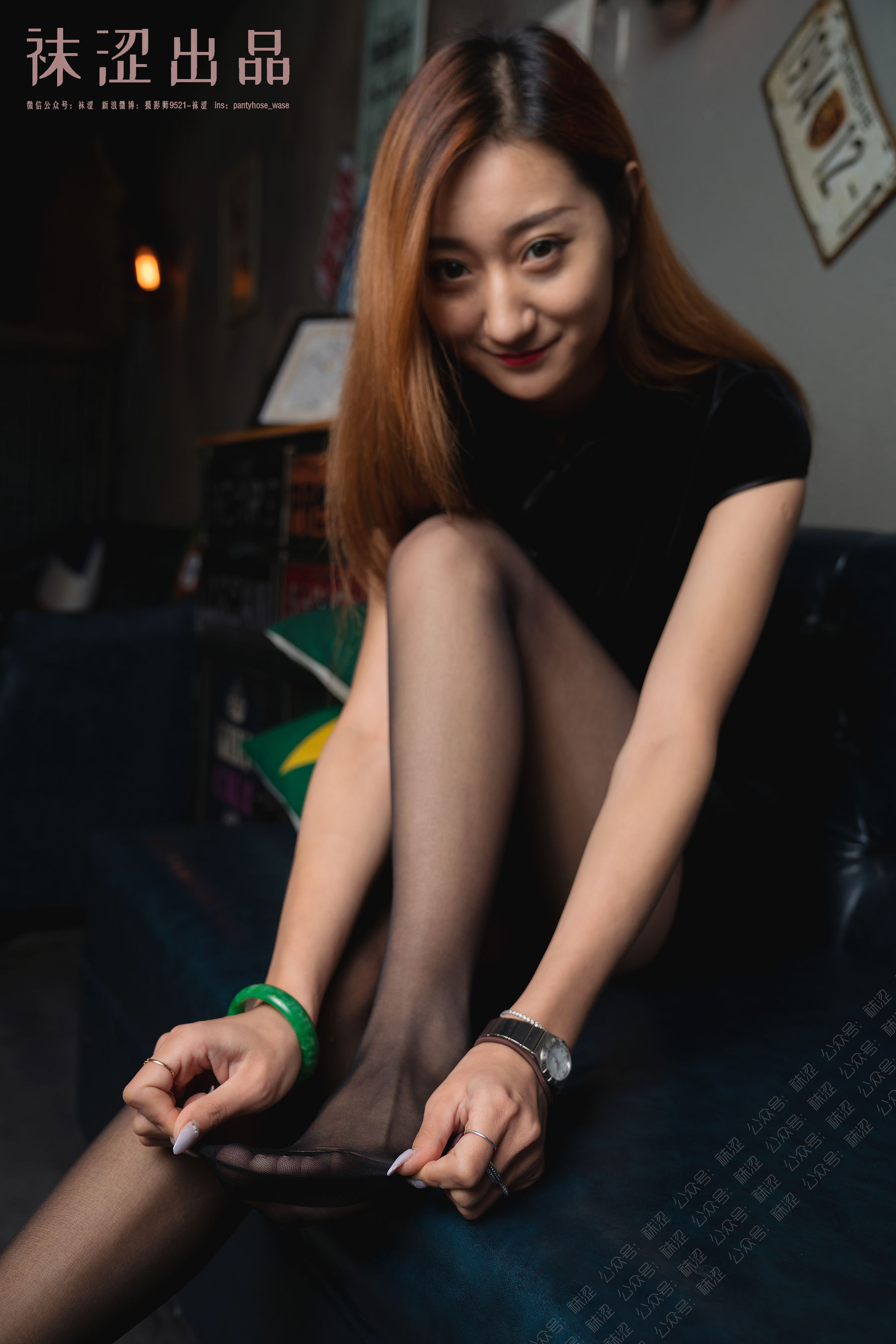 [袜涩] VOL.054 刘哈哈 黑丝小旗袍