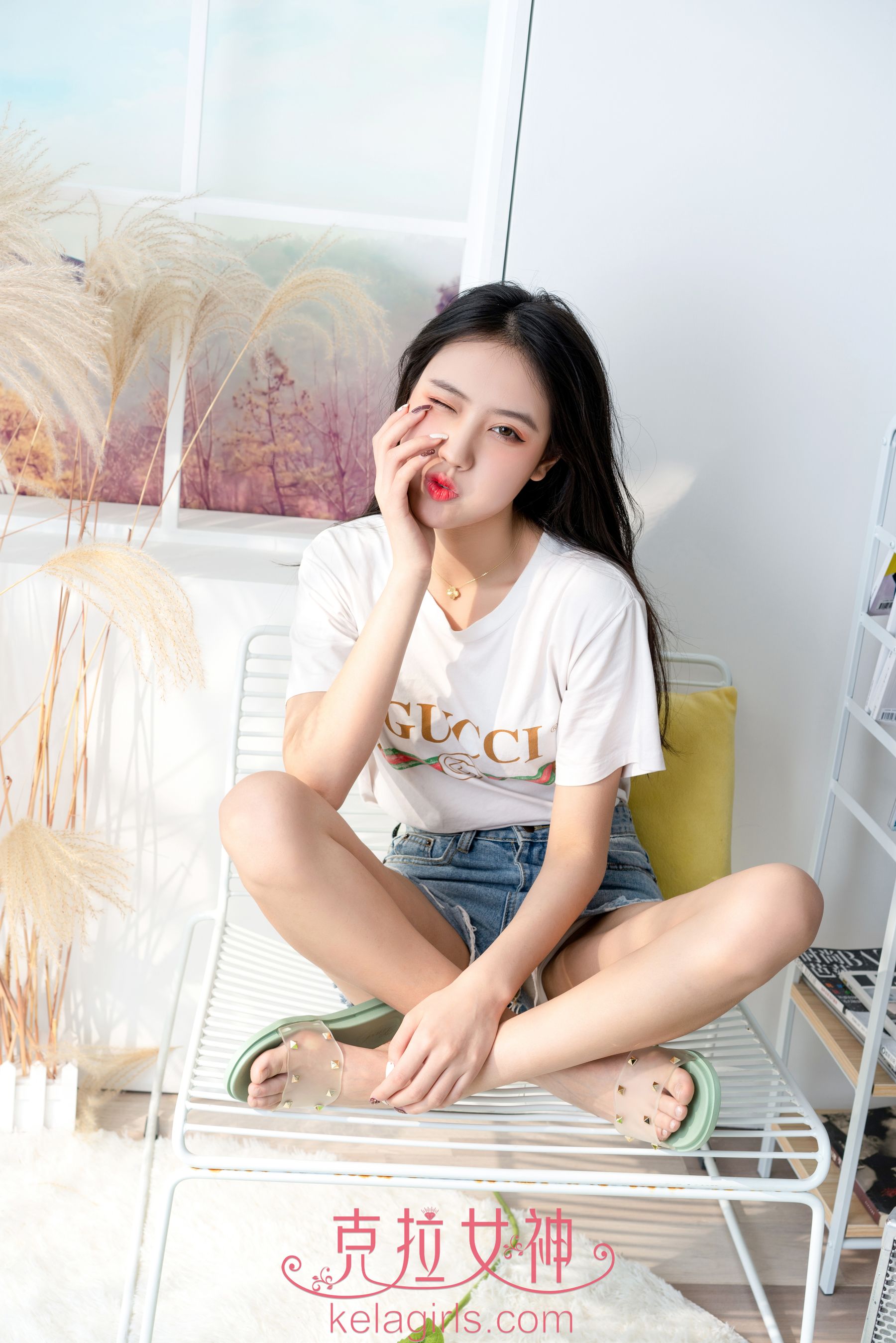 [克拉女神Kelagirls]  沫夕 居家拖鞋