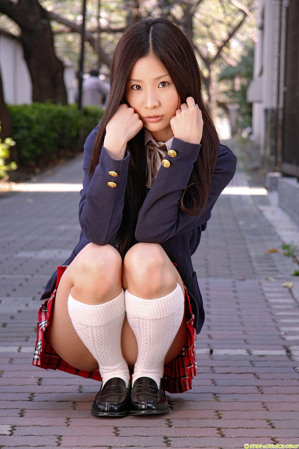 [DGC] NO.795 Natsumi Tomosaka 友坂なつみ 制服美少女天国