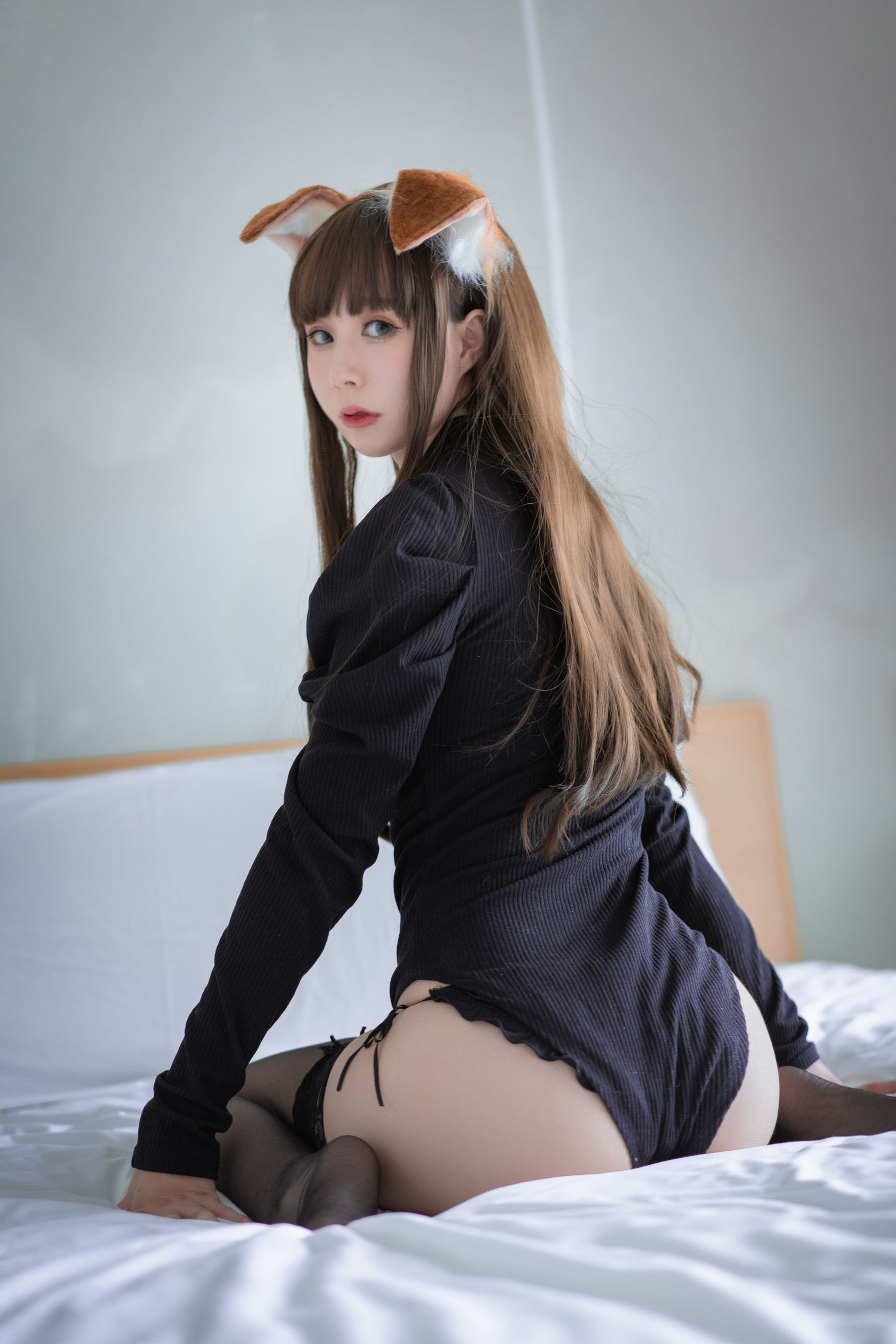 [Cosplay] 西园寺南歌 - 折耳犬黑色连体衣