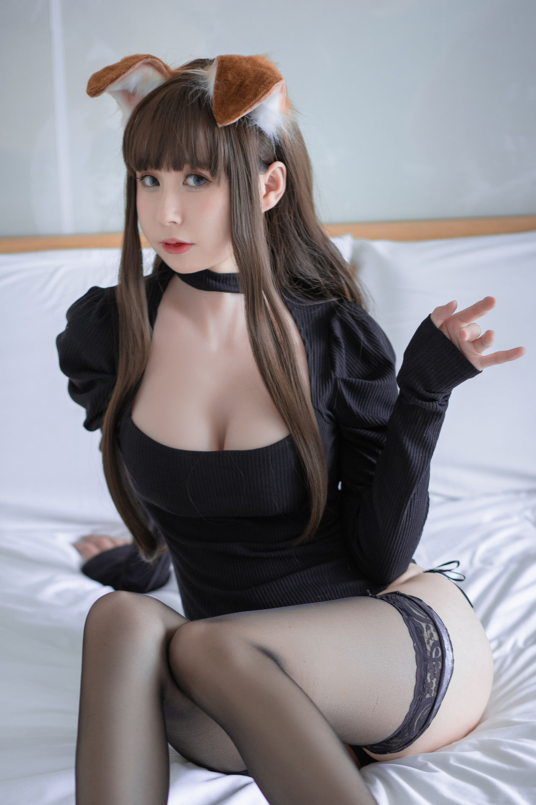 [Cosplay] 西园寺南歌 - 折耳犬黑色连体衣