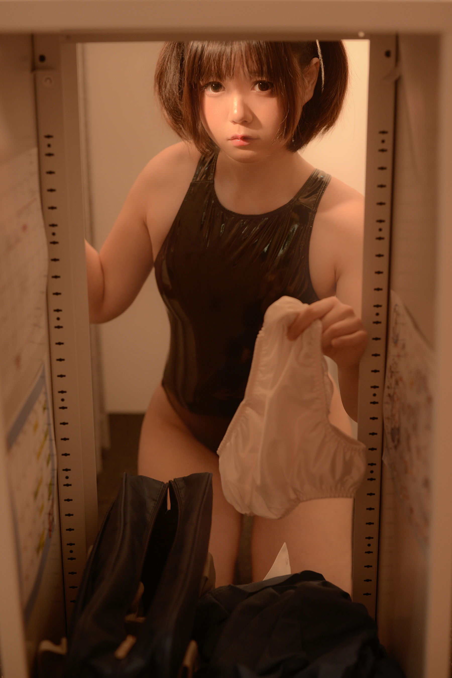 [Cosplay] きょう肉肉 Vol.18 Latex Catsuit Girl ラテックス