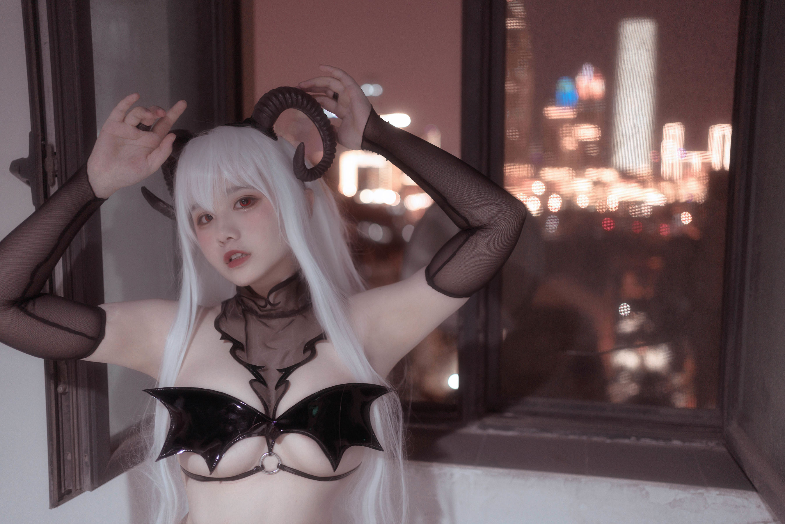 [Cosplay] 七月喵子 - 妈妈子 魅魔