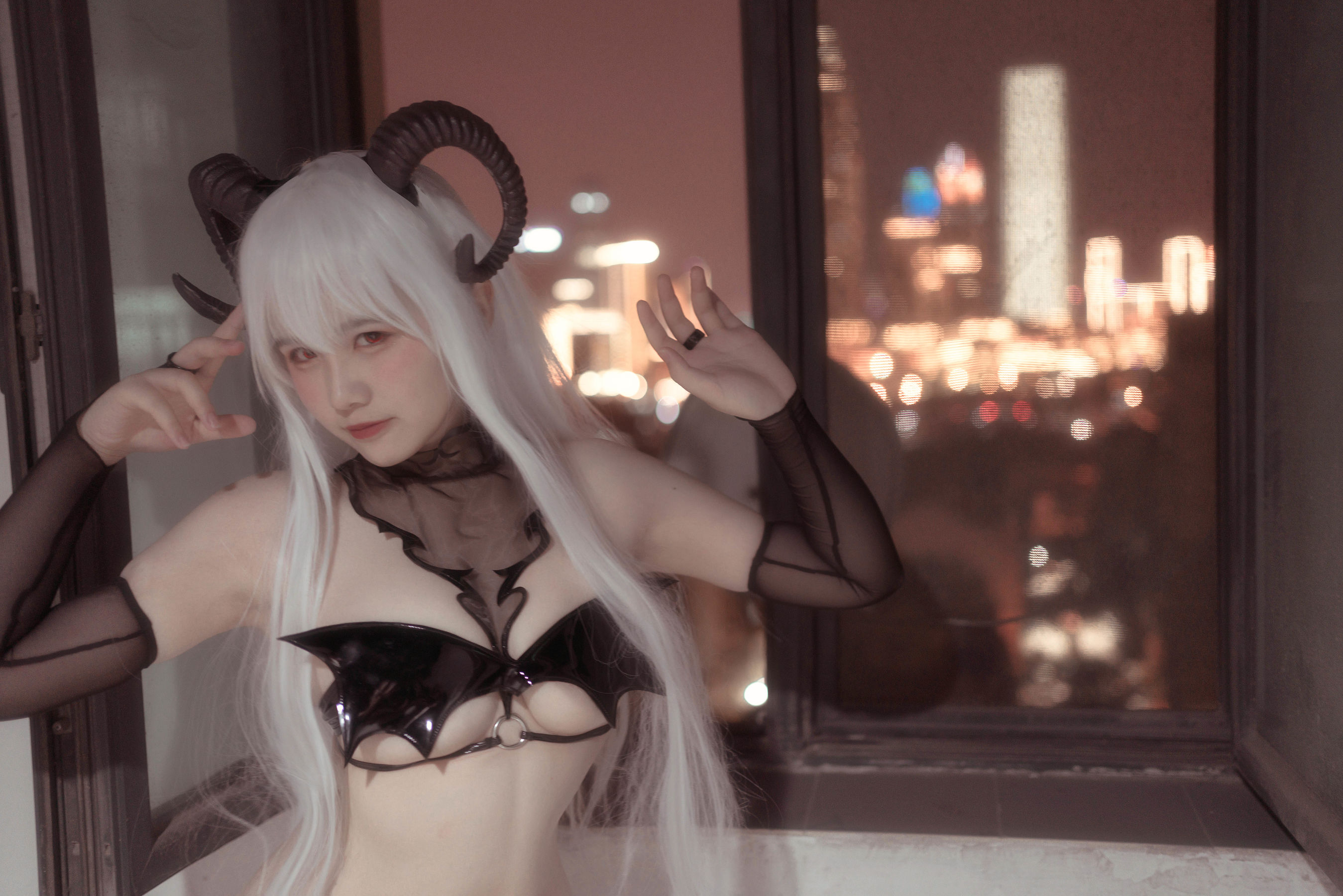 [Cosplay] 七月喵子 - 妈妈子 魅魔