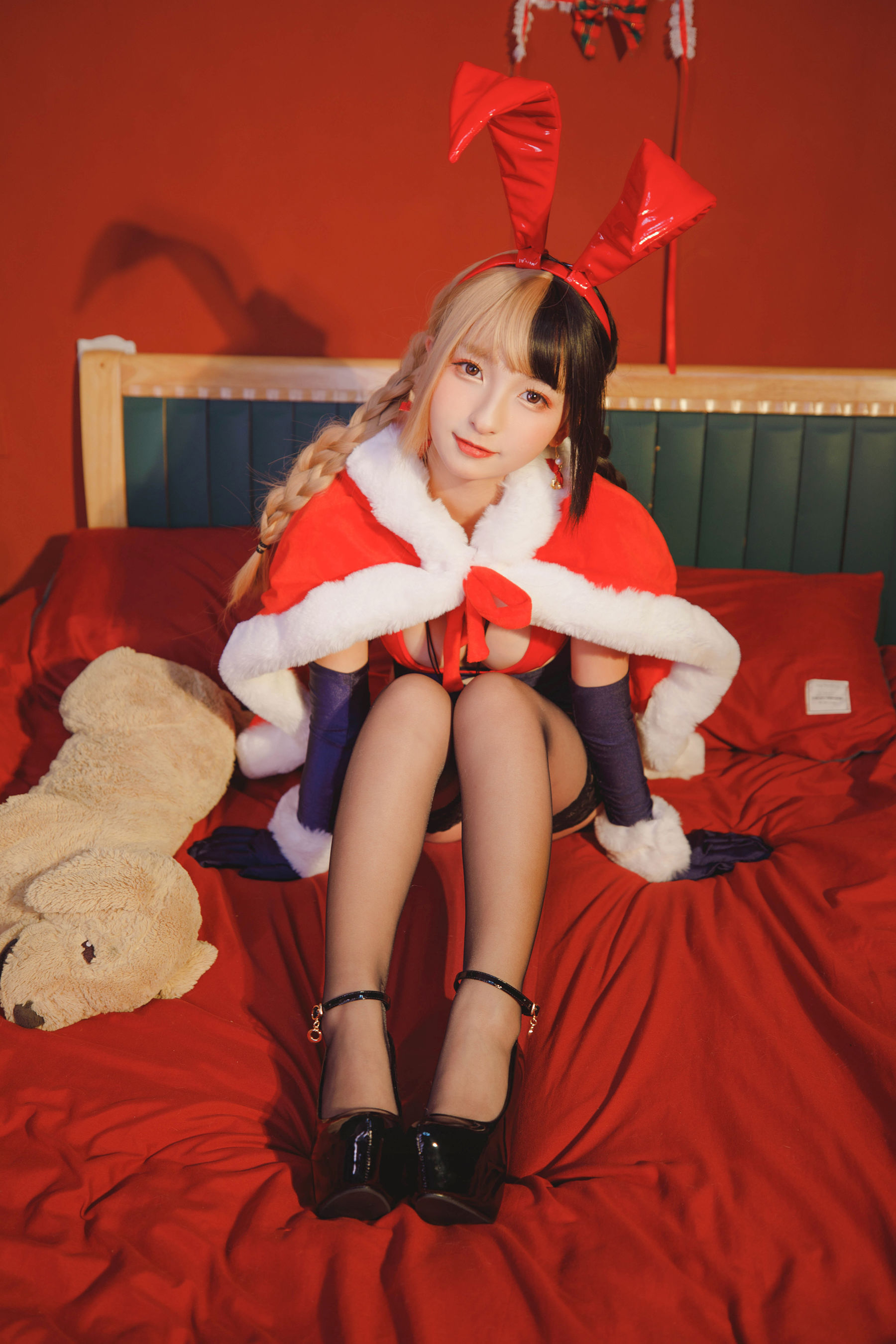 [Cosplay] 萝莉神楽板真冬之鹿の恩返し