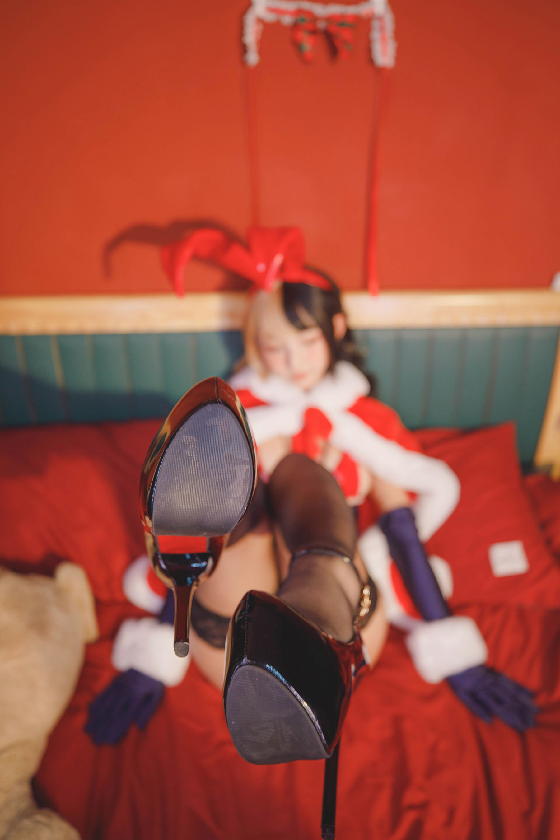 [Cosplay] 萝莉神楽板真冬之鹿の恩返し