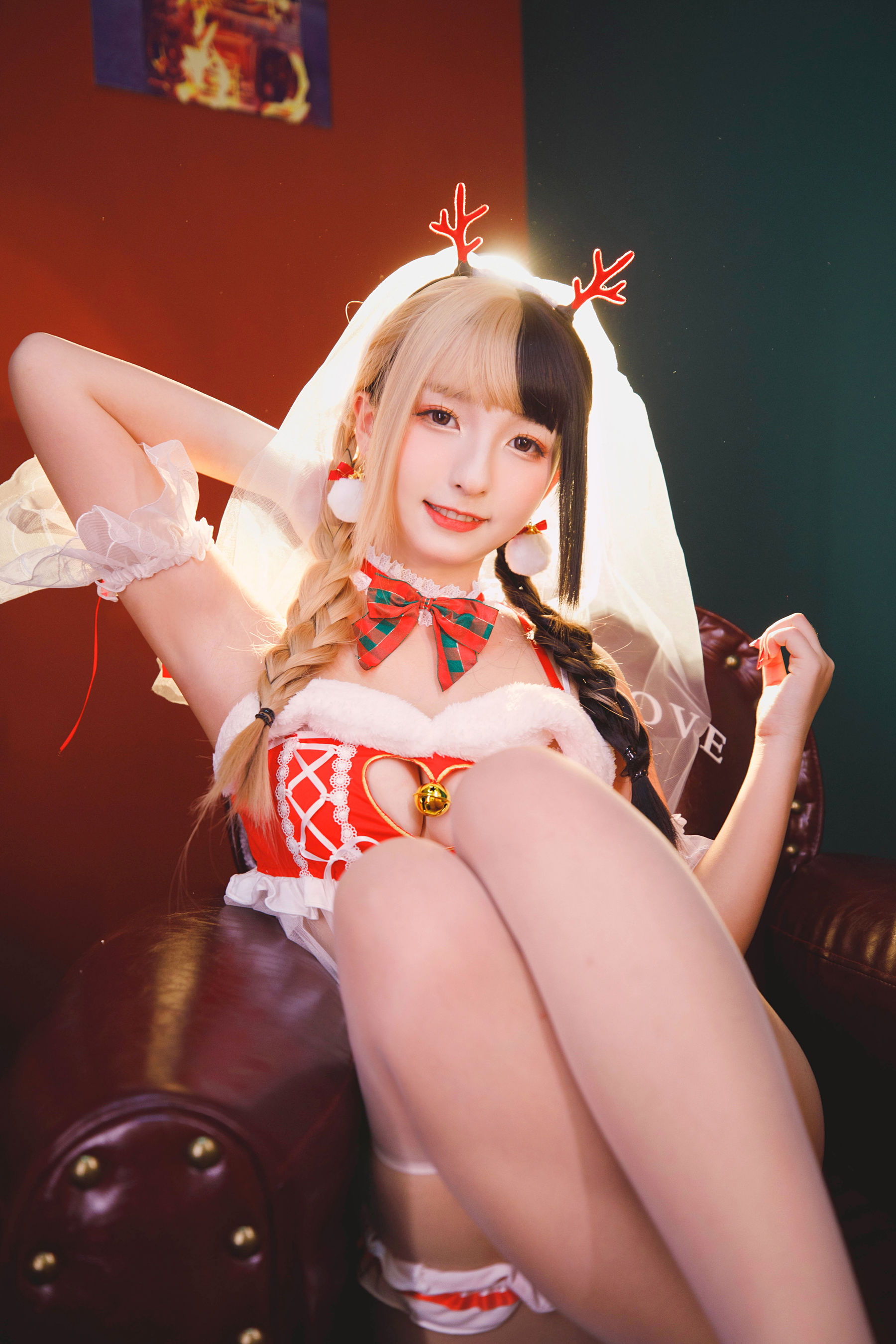 [Cosplay] 萝莉神楽板真冬之鹿の恩返し