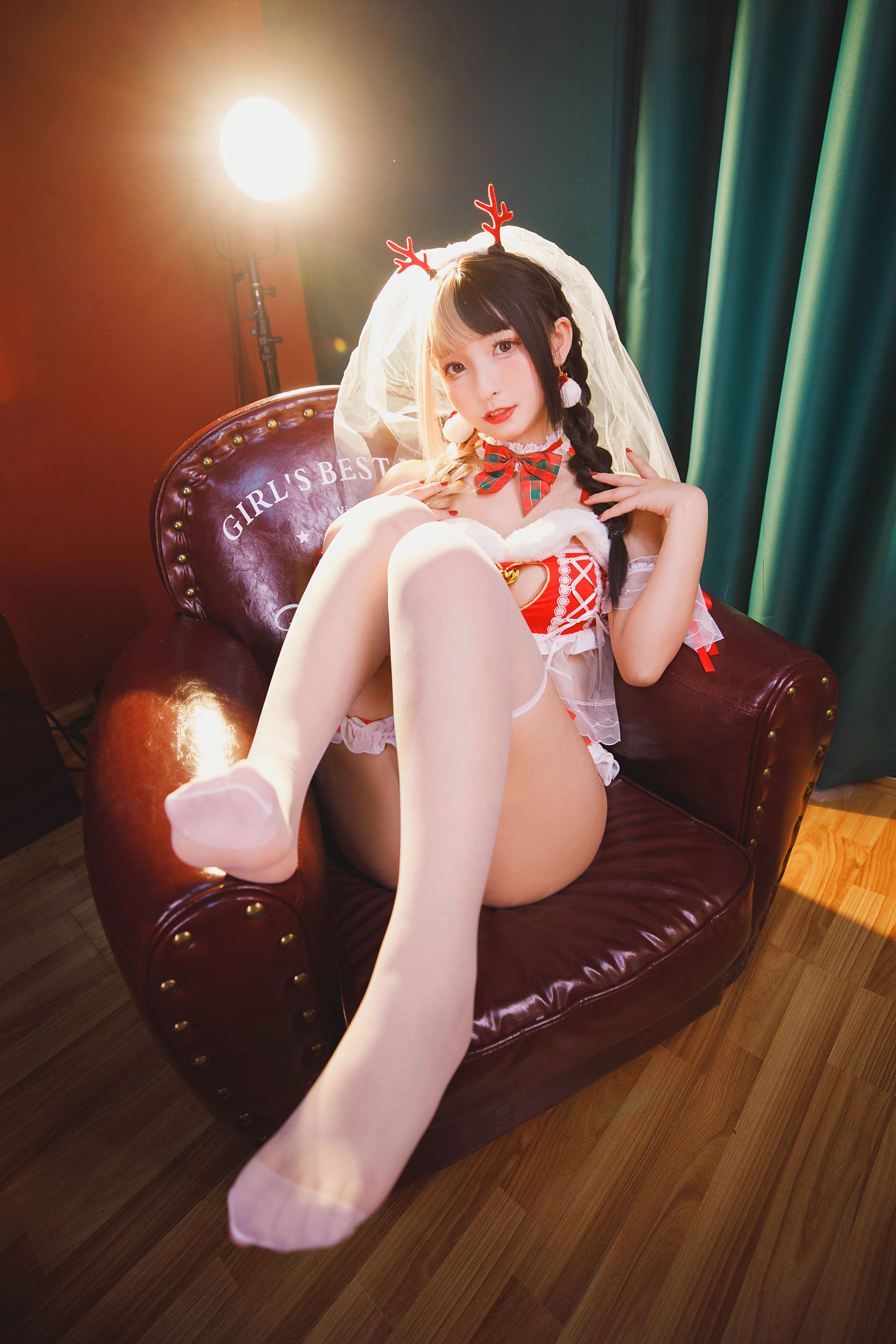 [Cosplay] 萝莉神楽板真冬之鹿の恩返し