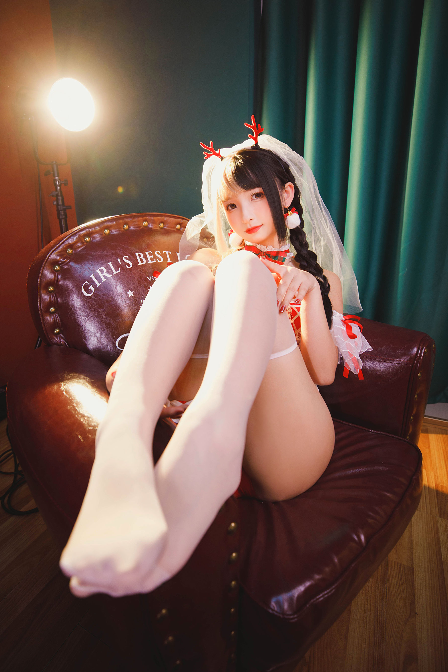 [Cosplay] 萝莉神楽板真冬之鹿の恩返し