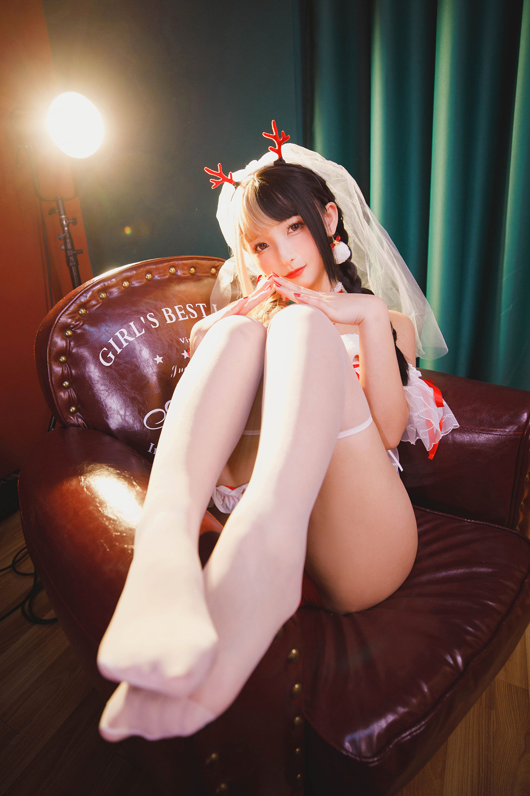 [Cosplay] 萝莉神楽板真冬之鹿の恩返し