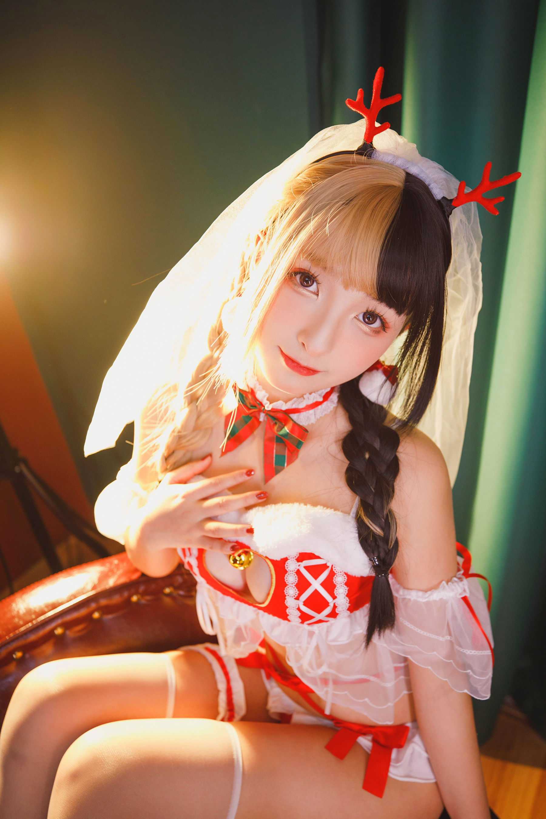 [Cosplay] 萝莉神楽板真冬之鹿の恩返し