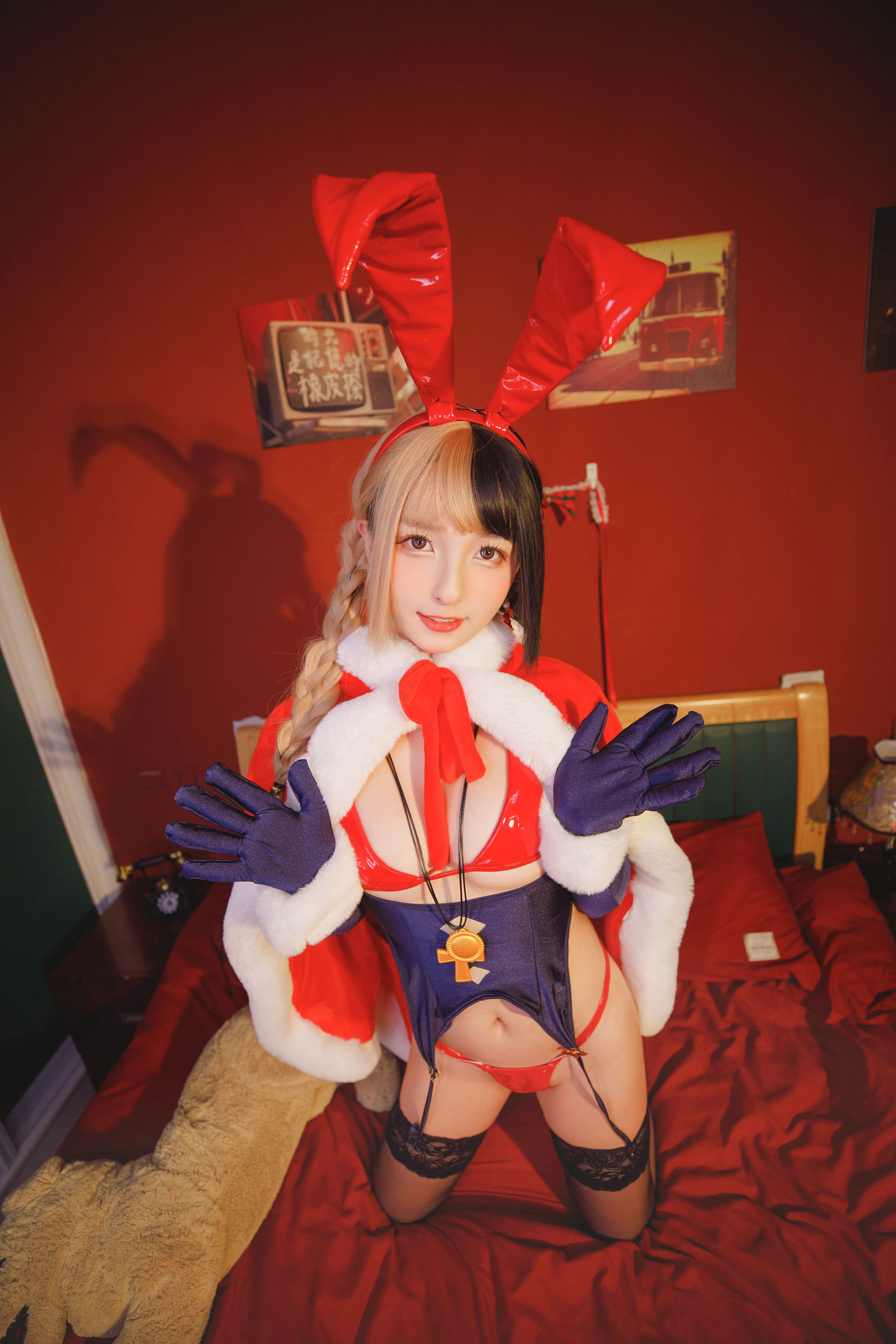 [Cosplay] 萝莉神楽板真冬之鹿の恩返し