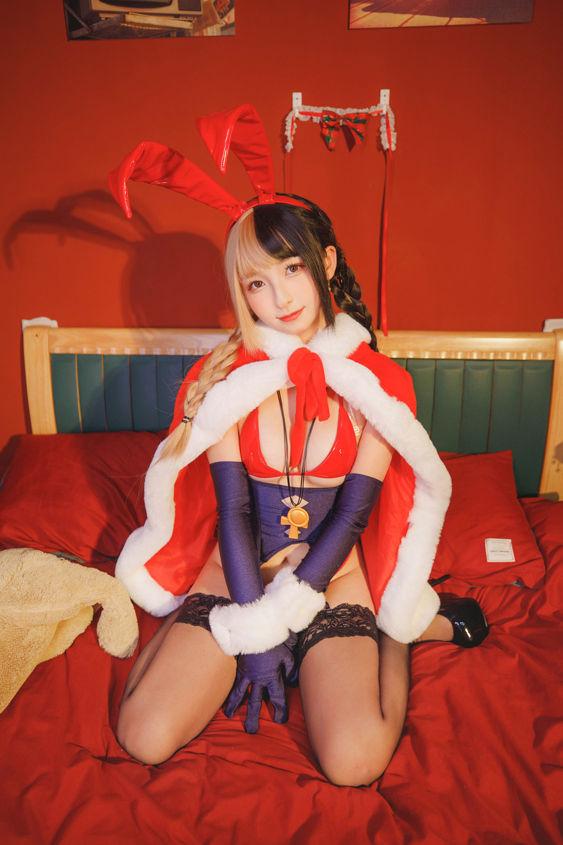 [Cosplay] 萝莉神楽板真冬之鹿の恩返し