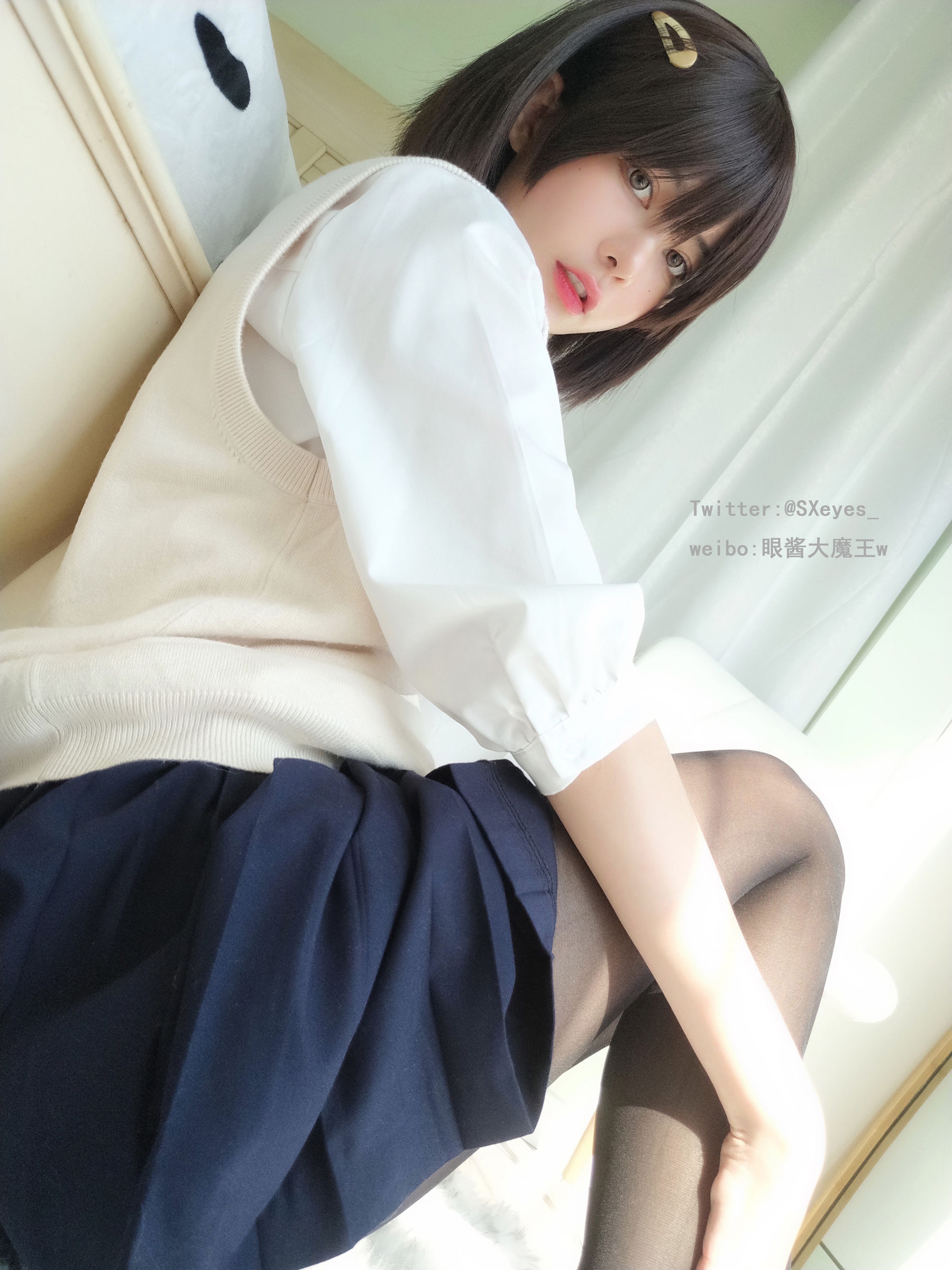 [Cosplay] 萌妹子眼酱大魔王w - 小学妹