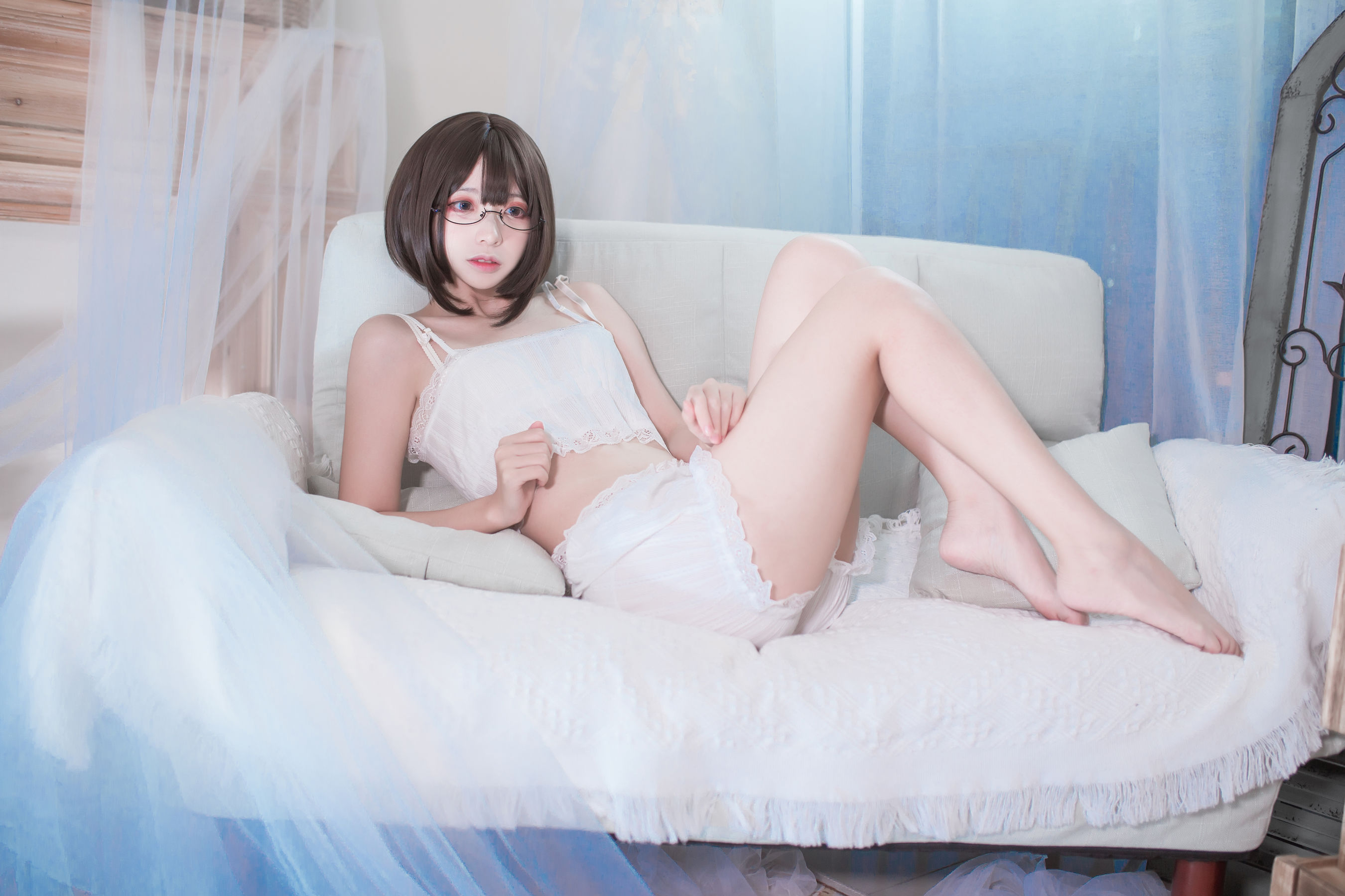 [Cosplay] 疯猫ss - 眼镜娘
