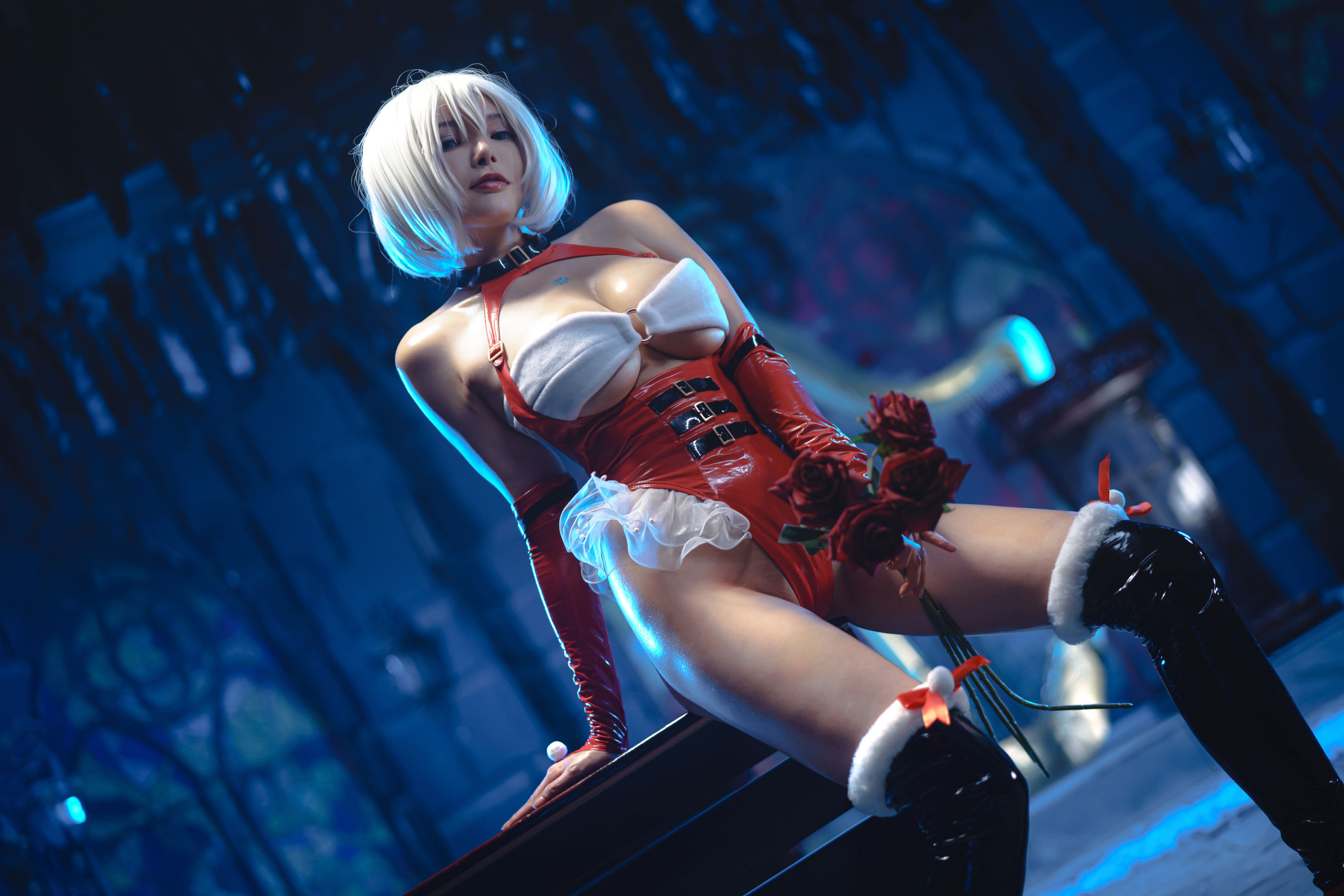 [Cosplay] 秋和柯基(夏小秋秋秋) - 暗黑圣诞童话