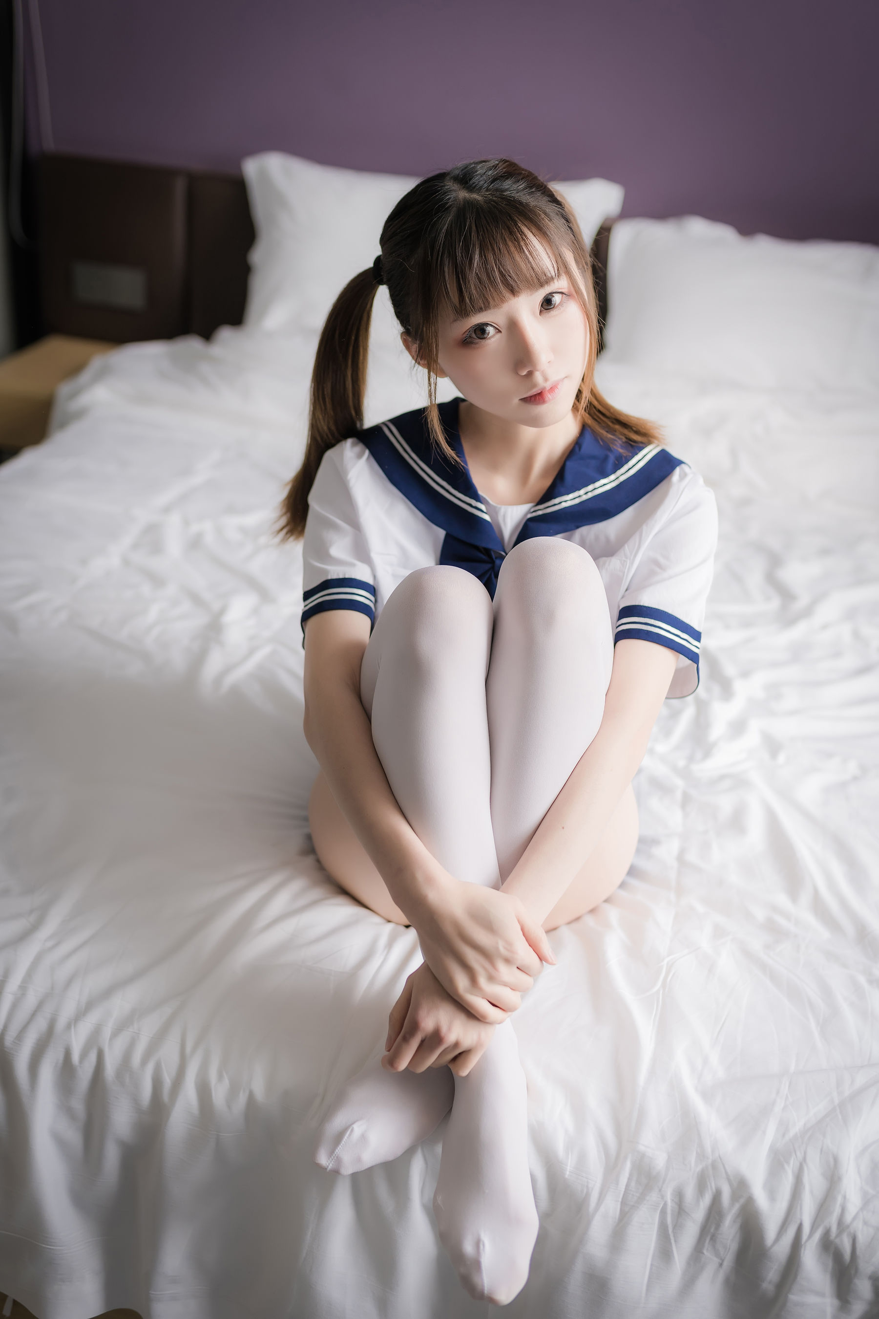 [Cosplay] 动漫博主Kitaro_绮太郎 - 泳装JK