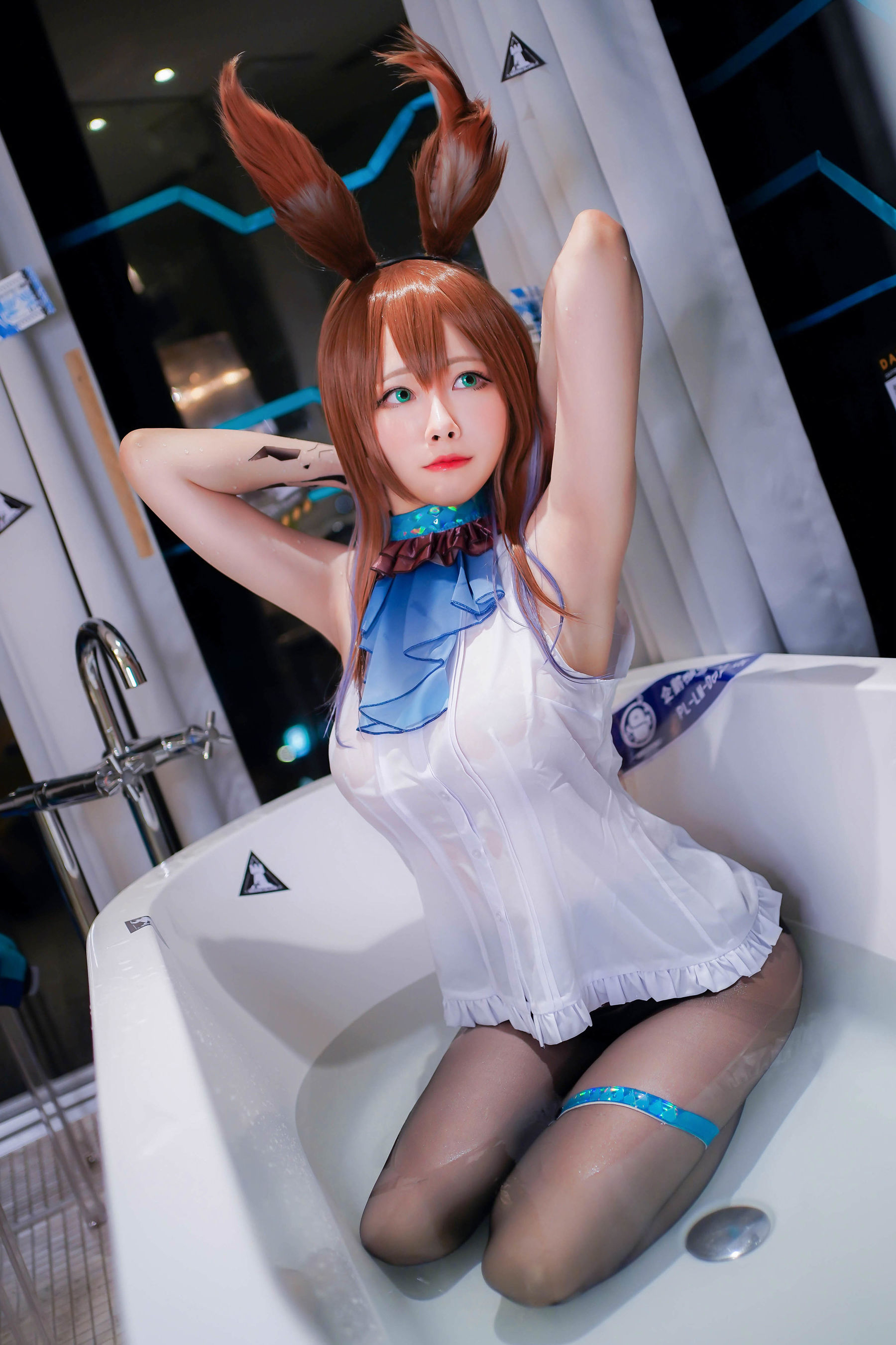 [Cosplay] COS妹子Arty亞緹 - 黑丝兔女郎