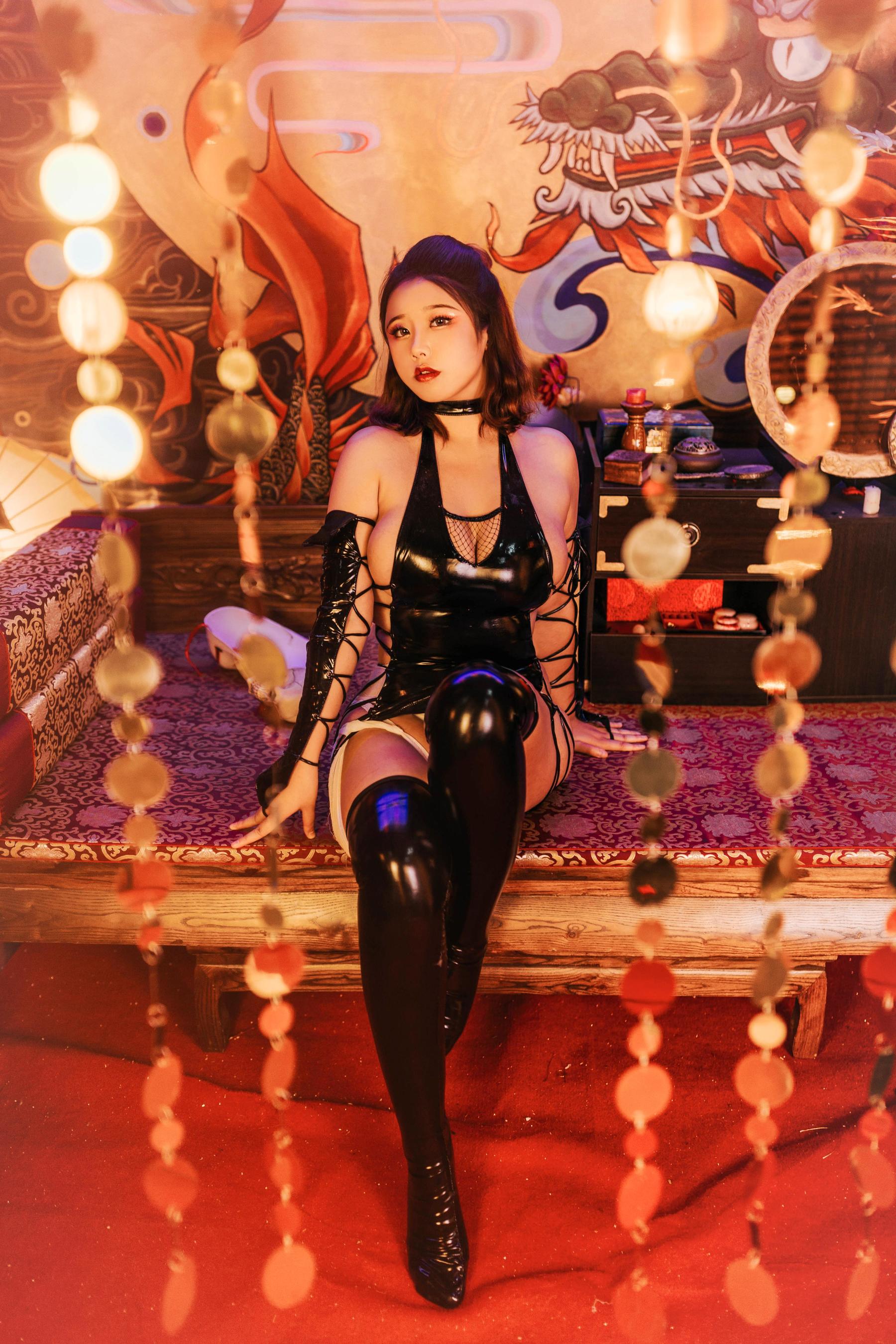 [Cosplay] 动漫博主穆零Mu0 - 黑胶