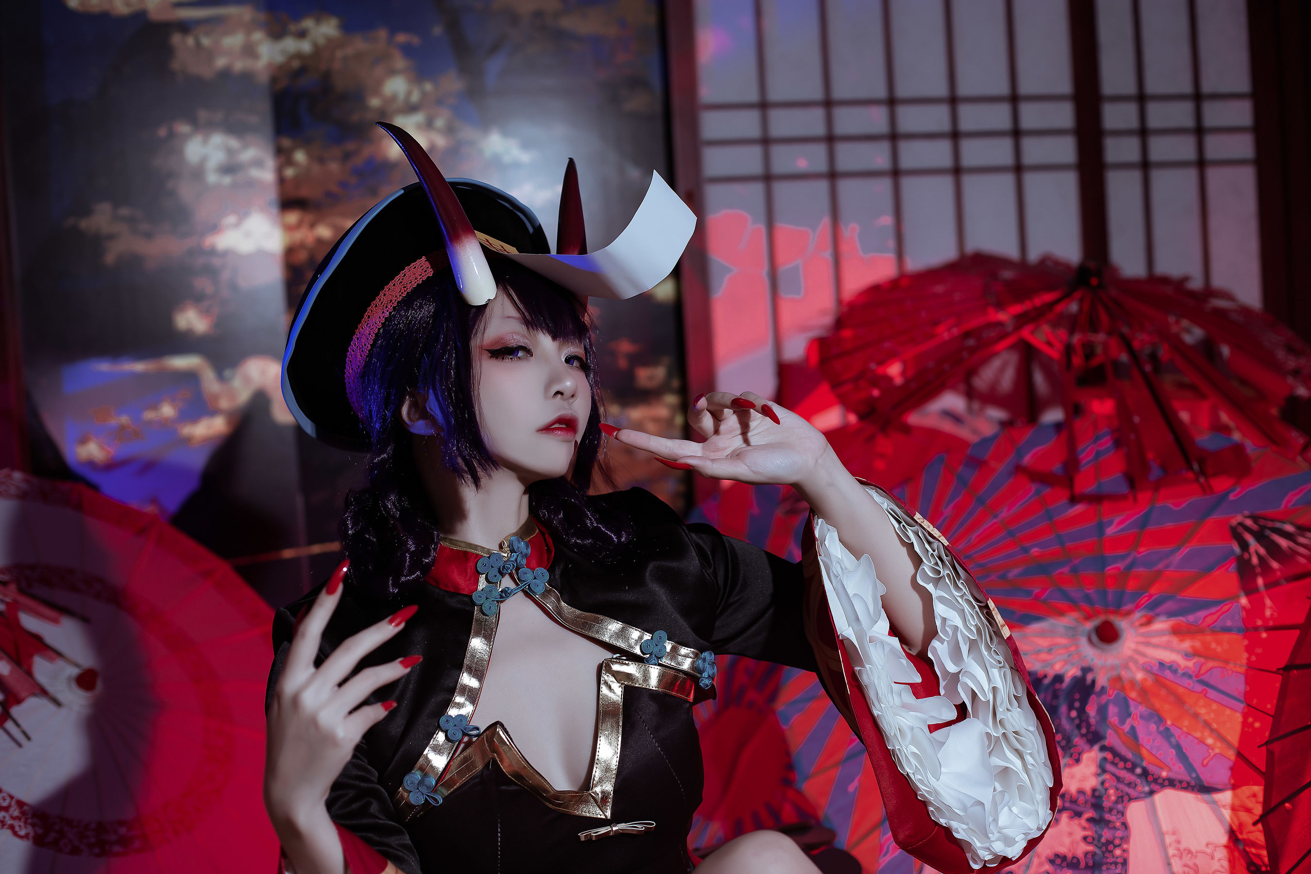 [Cosplay] 人气Coser二佐Nisa - fate酒吞僵尸童子