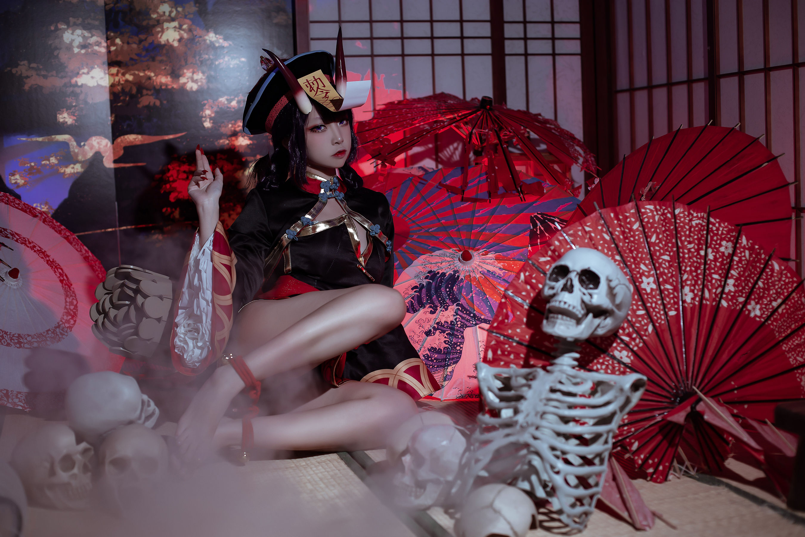 [Cosplay] 人气Coser二佐Nisa - fate酒吞僵尸童子
