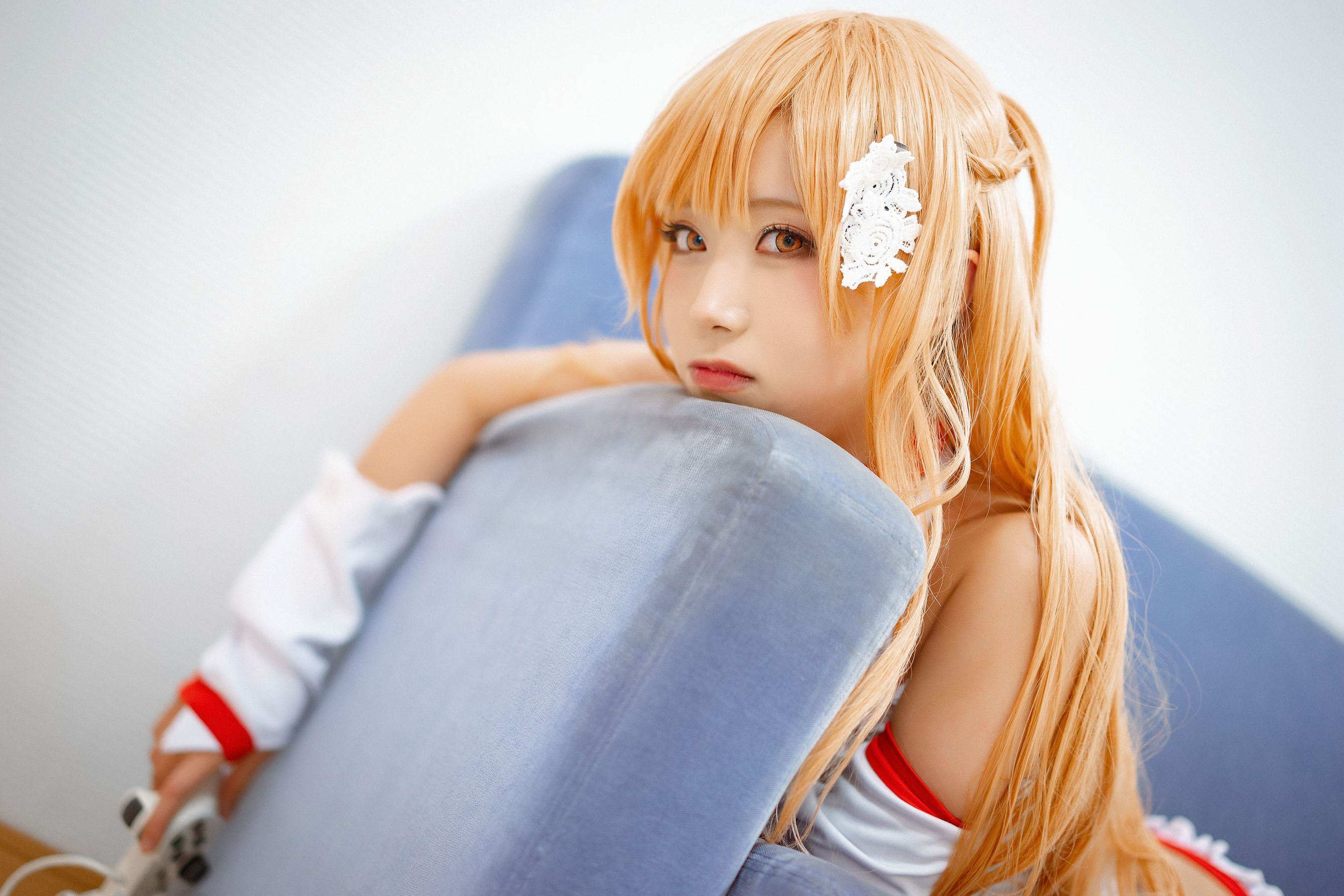 [Cosplay] 动漫博主切切celia - 亚丝娜内衣